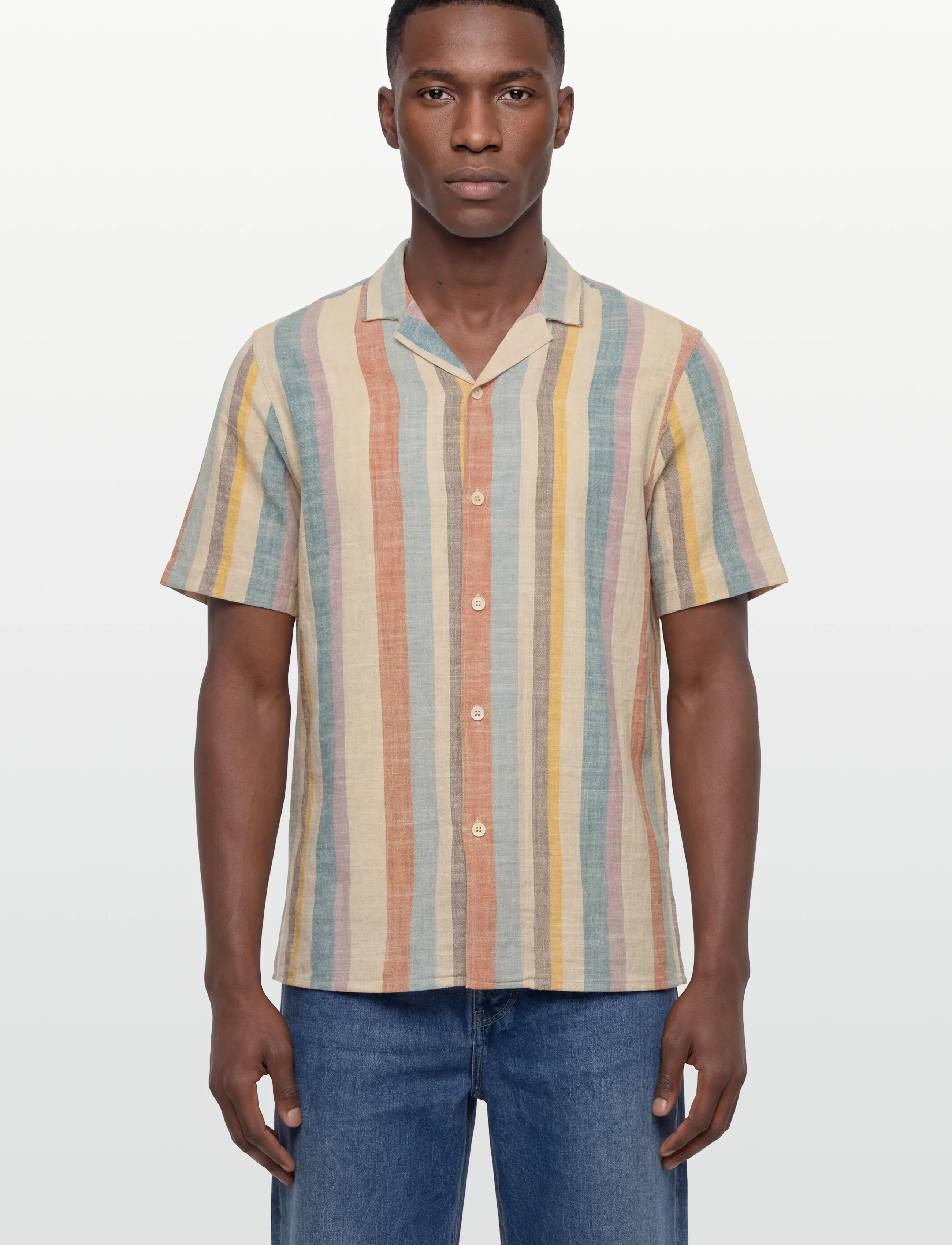 Revolution - Short-sleeved Cuban Shirt - kortærmede t-shirts - multi - 3