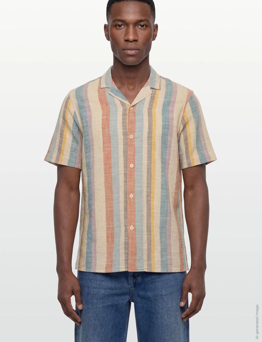 Revolution - Short-sleeved Cuban Shirt - marškiniai trumpomis rankovėmis - multi - 3