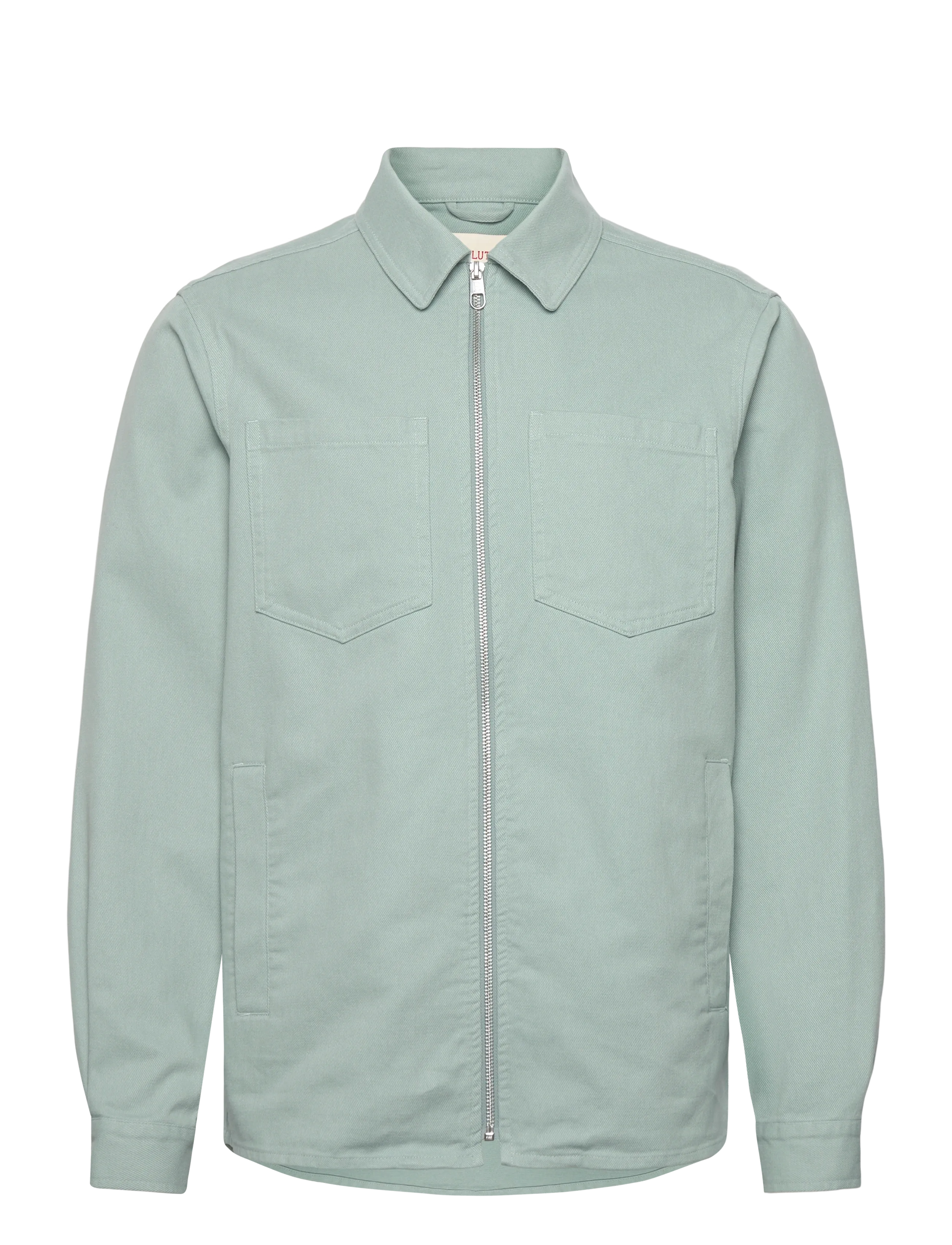 REVOLUTION Overshirt W. Zipper Blau - M - Herren