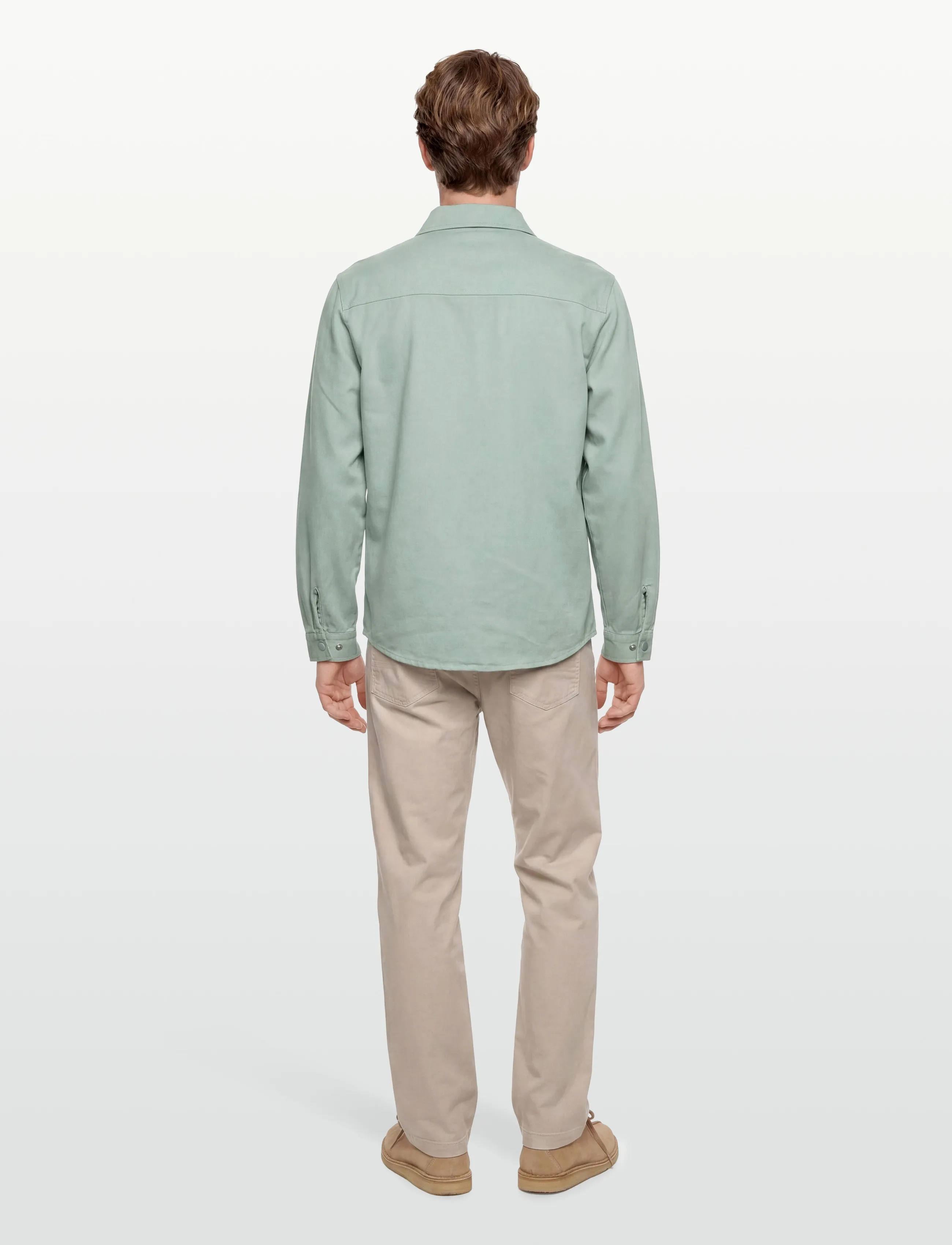 Revolution - Overshirt w. Zipper - män - lightblue - 4