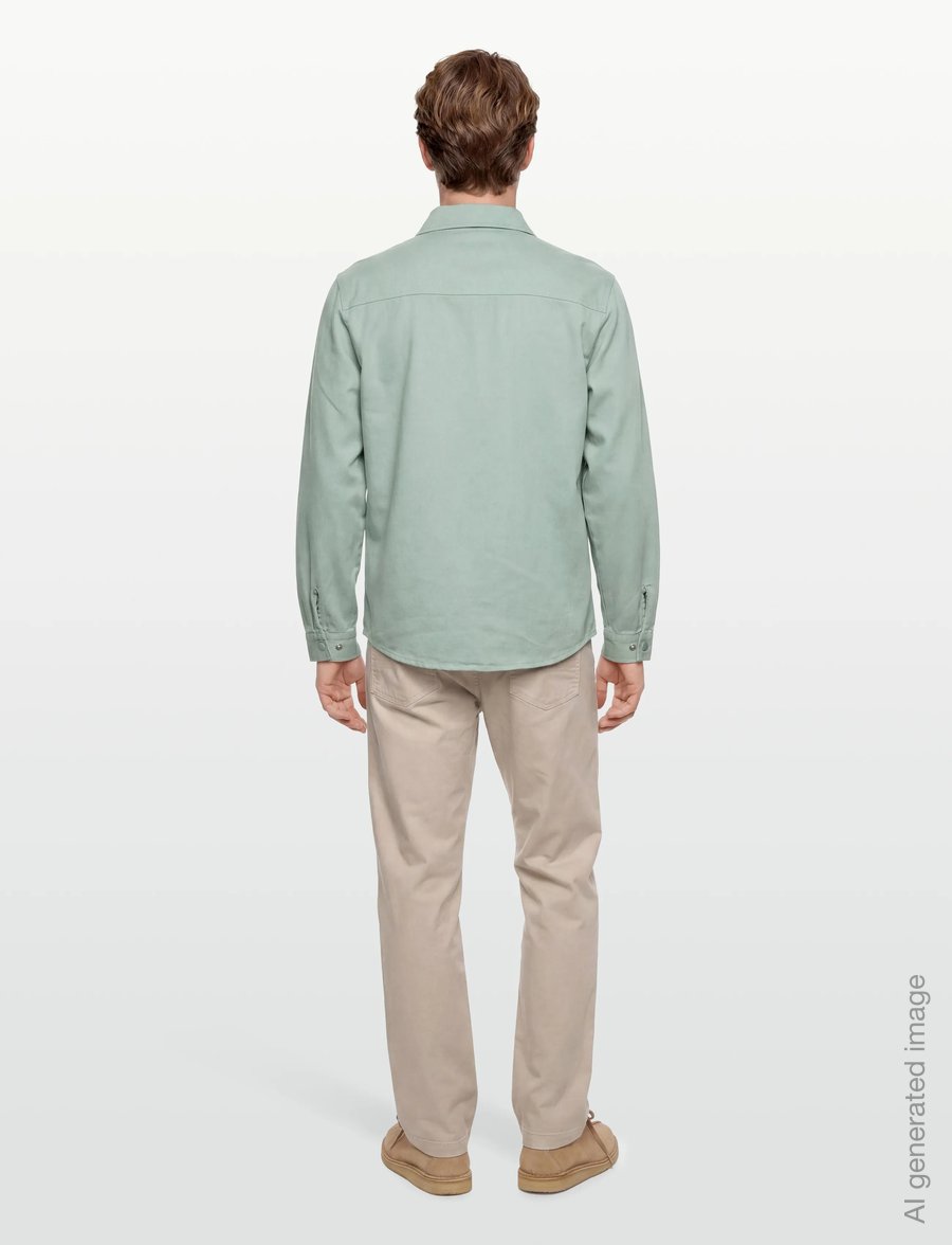 Revolution - Overshirt w. Zipper - overshirts - lightblue - 4