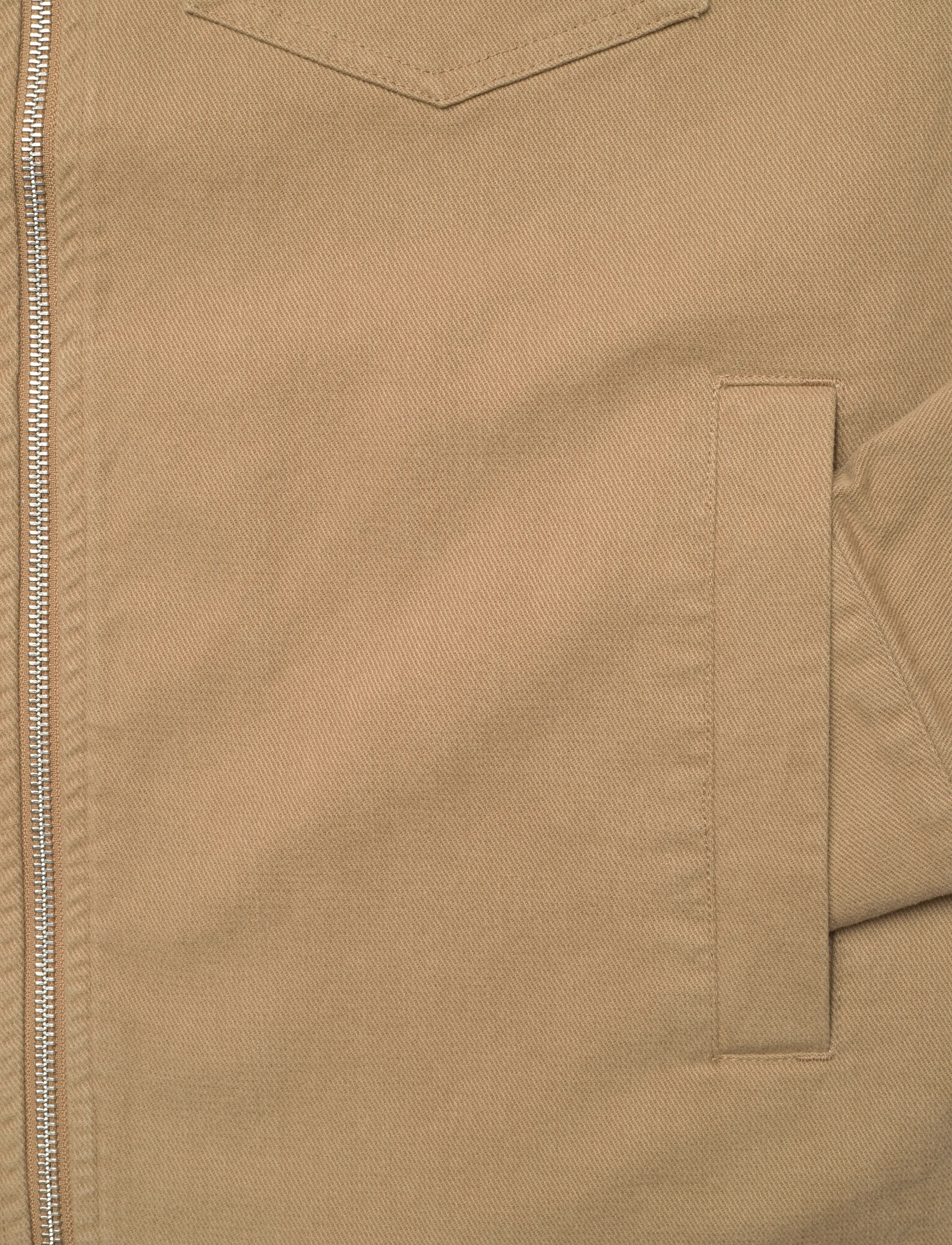 Revolution - Overshirt w. Zipper - kollektionen - lightbrown - 3