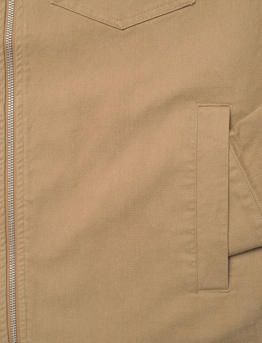 Revolution - Overshirt w. Zipper - kollektionen - lightbrown - 3