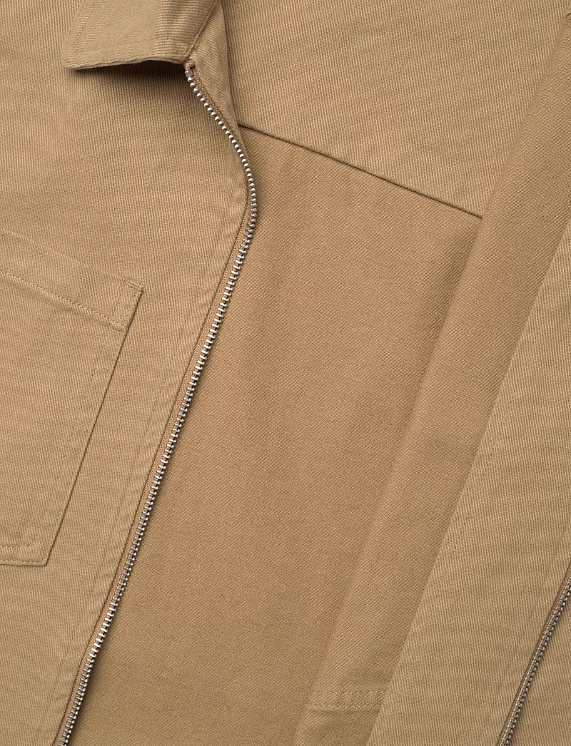 Revolution - Overshirt w. Zipper - kollektionen - lightbrown - 4