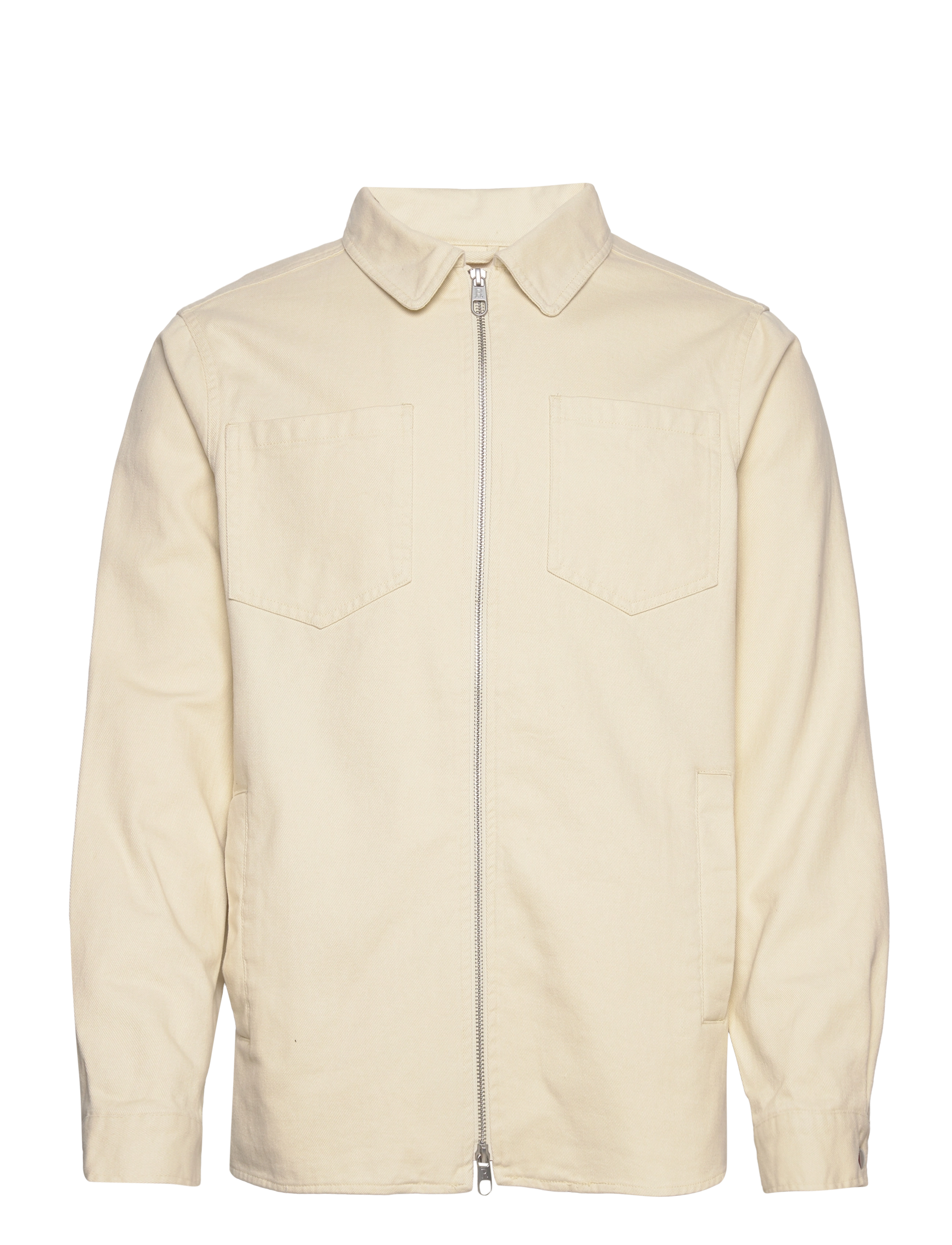REVOLUTION Overshirt W. Zipper Cream - XXL - Herren