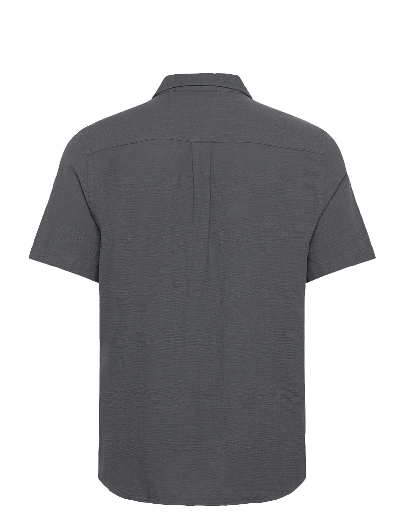 Revolution - Short-sleeved Cuban Shirt - kurzarmhemden - darkgrey - 2