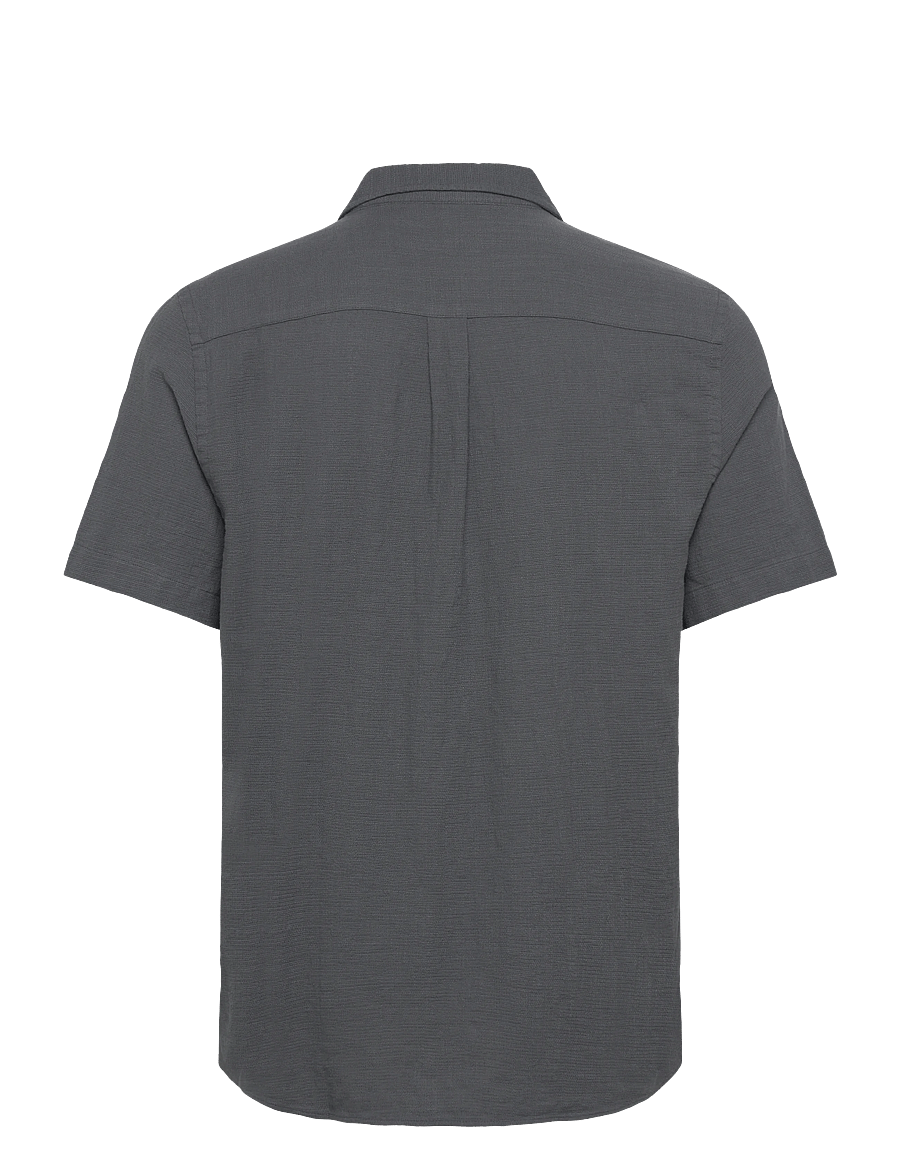 Revolution - Short-sleeved Cuban Shirt - kurzarmhemden - darkgrey - 2