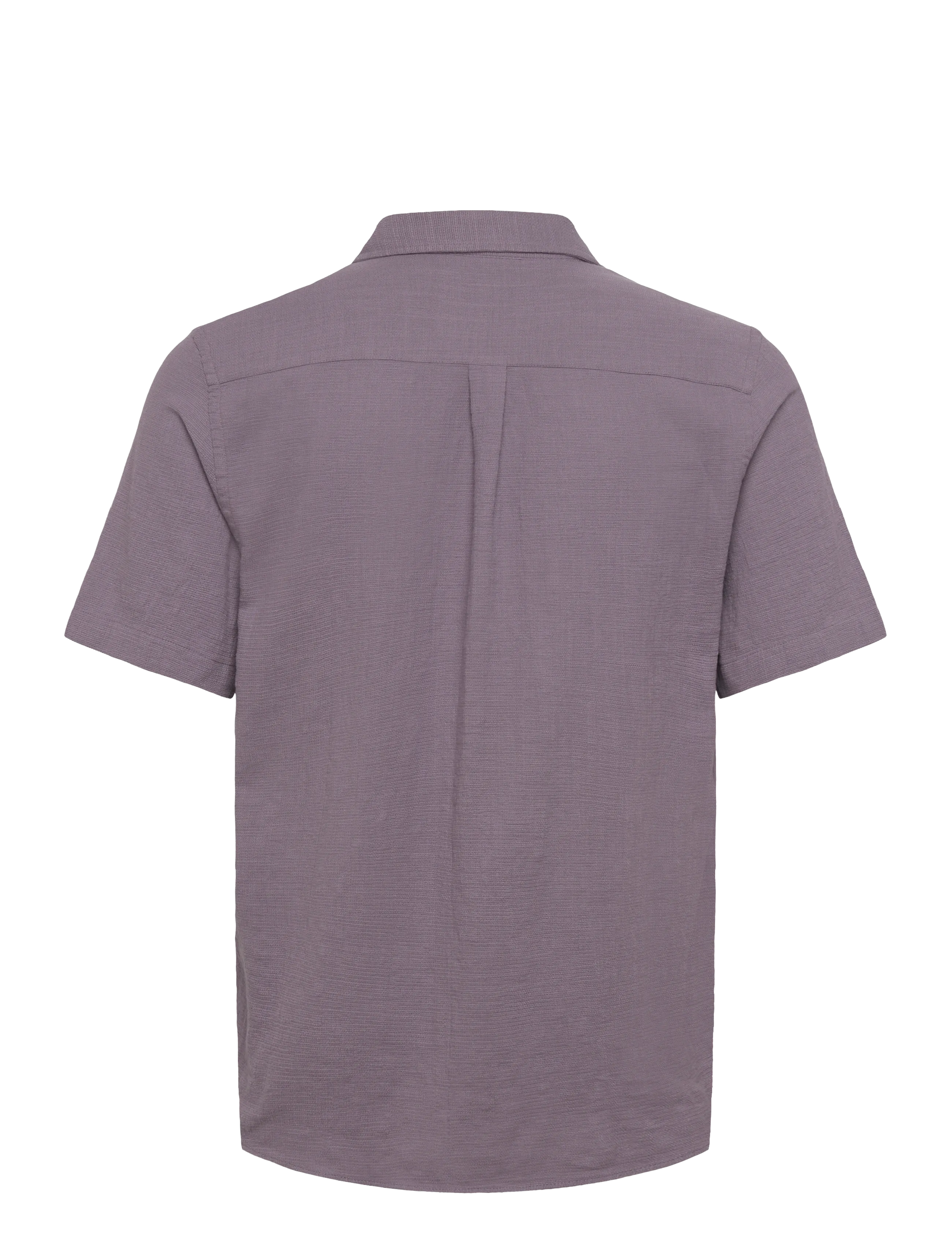 Revolution - Short-sleeved Cuban Shirt - kurzarmhemden - darkpurple - 2