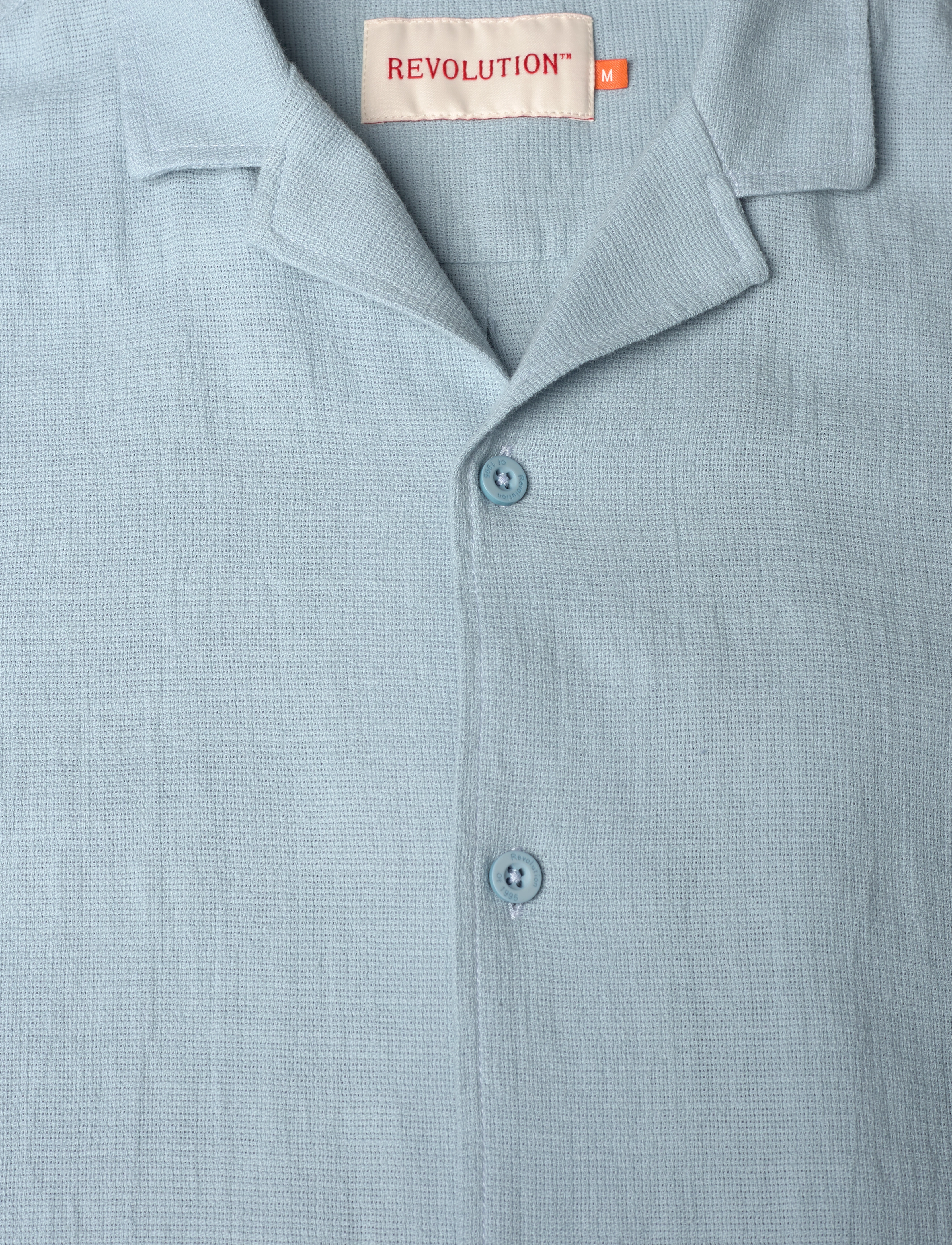Revolution - Short-sleeved Cuban Shirt - short-sleeved shirts - lightblue - 2