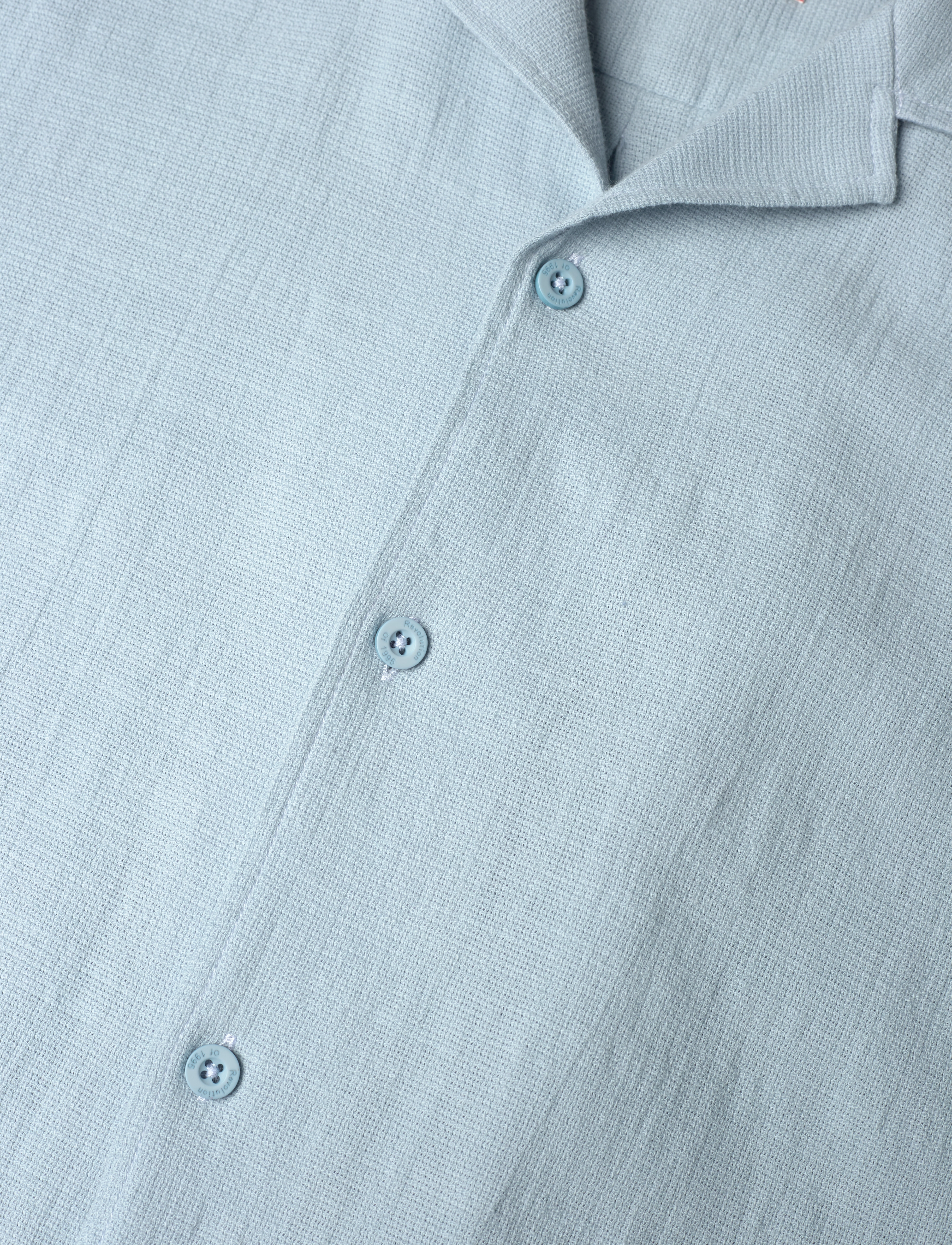 Revolution - Short-sleeved Cuban Shirt - short-sleeved shirts - lightblue - 3