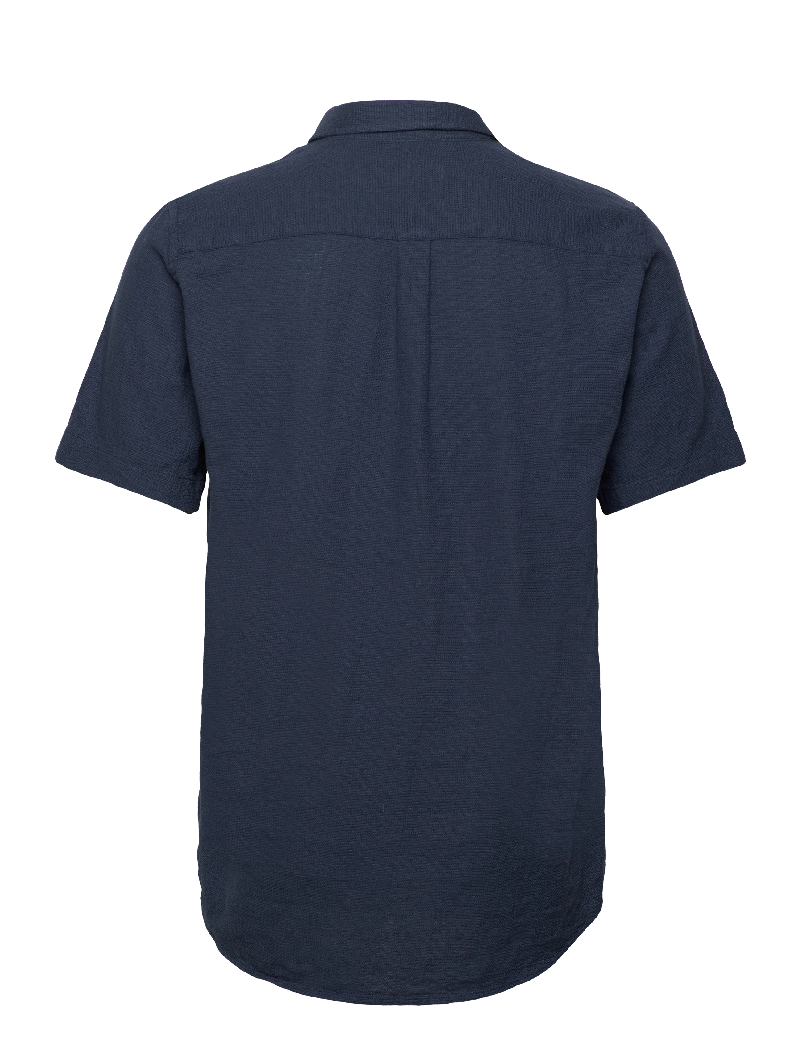 Revolution - Short-sleeved Cuban Shirt - kortärmade skjortor - navy - 1
