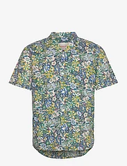 Revolution - Short sleeved Cuban Shirt - kortermede skjorter - lightblue - 0