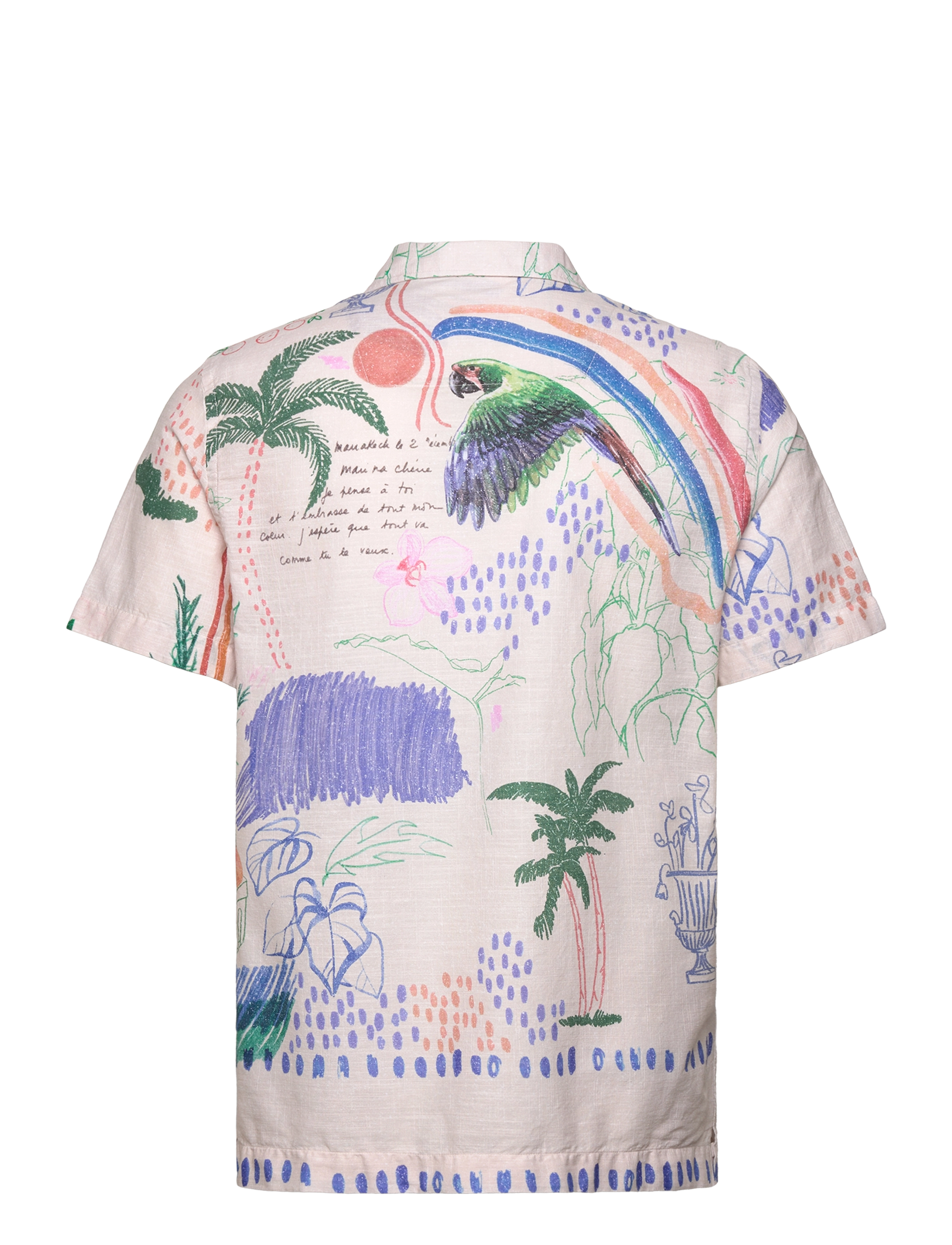 Revolution - Short Sleeved Cuban Shirt - offwhite - 1