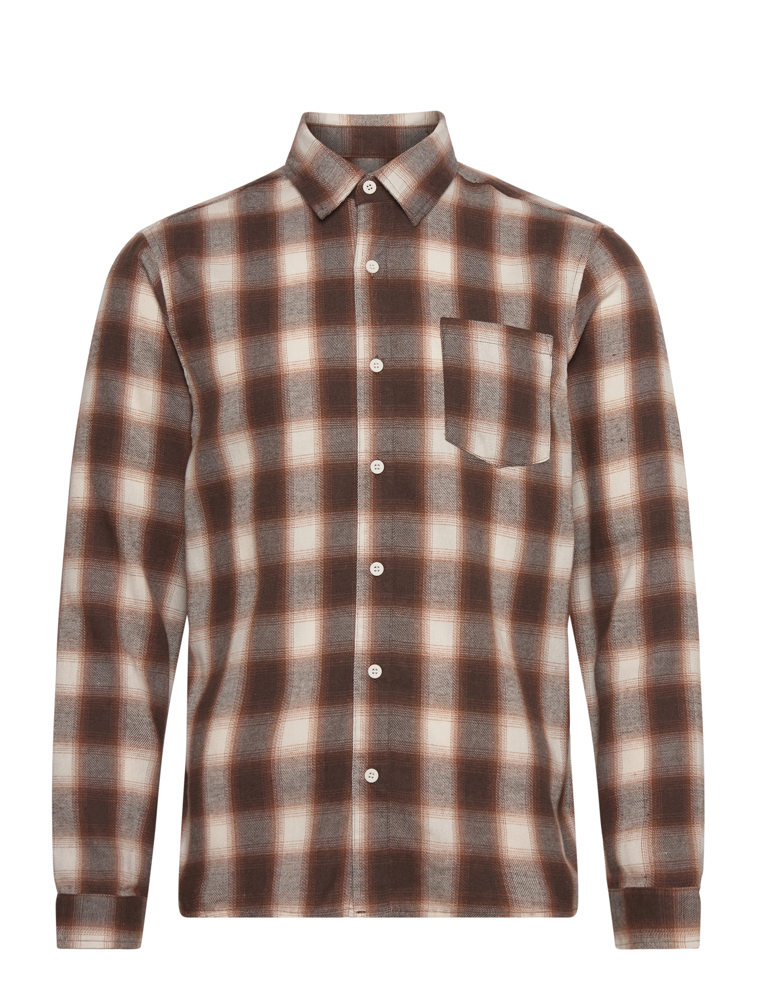 Regular Shirt - BROWN