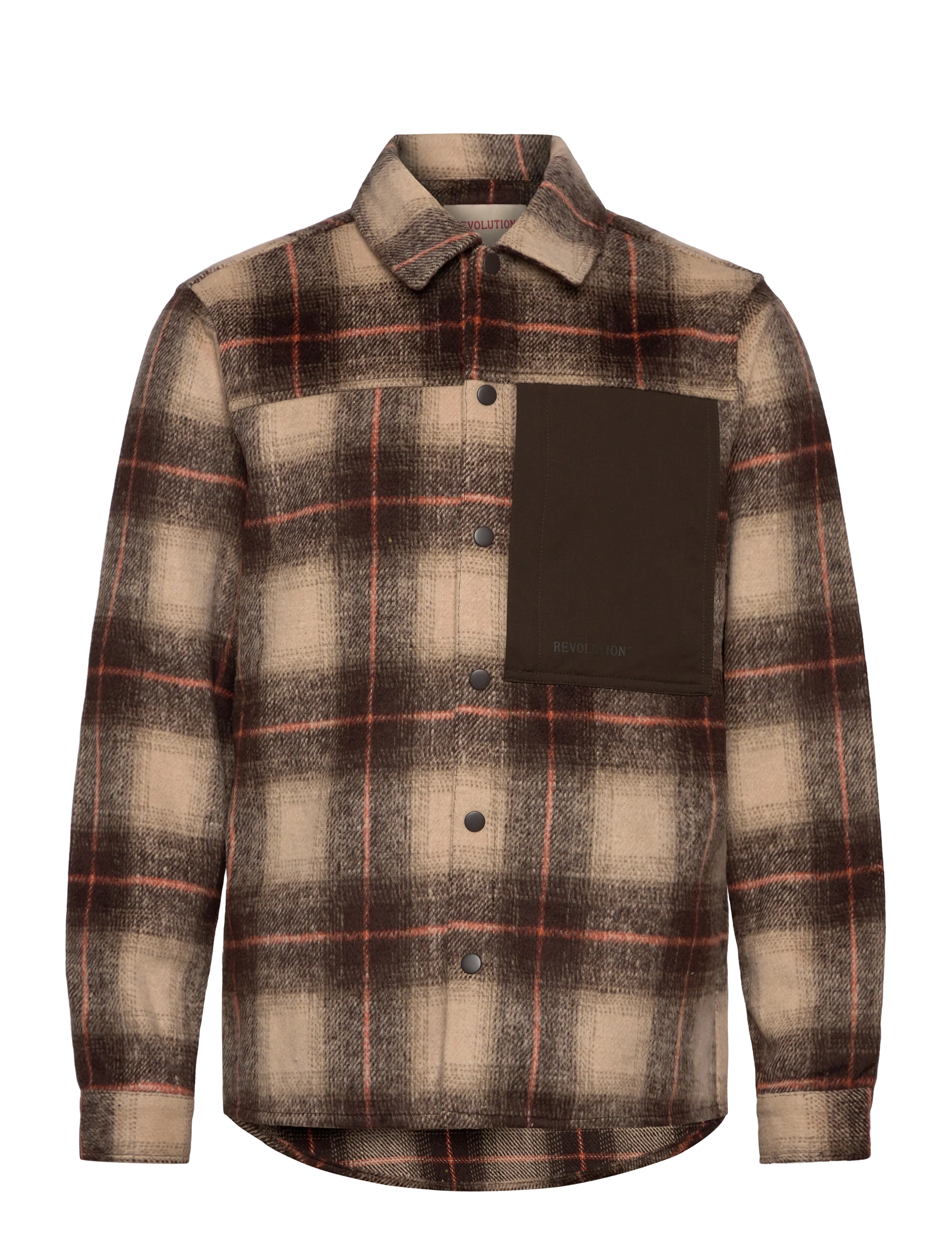 REVOLUTION Hiker Overshirt Braun - M - Herren