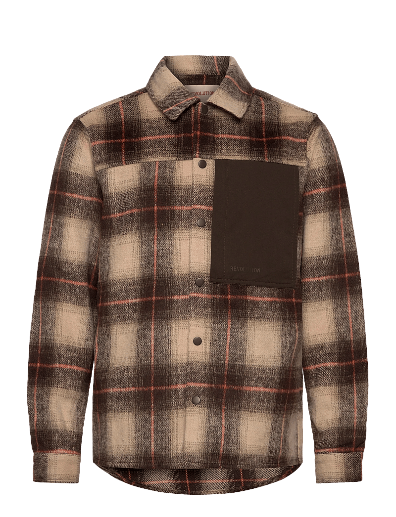 Revolution - Hiker Overshirt - kollektionen - darkbrown - 0