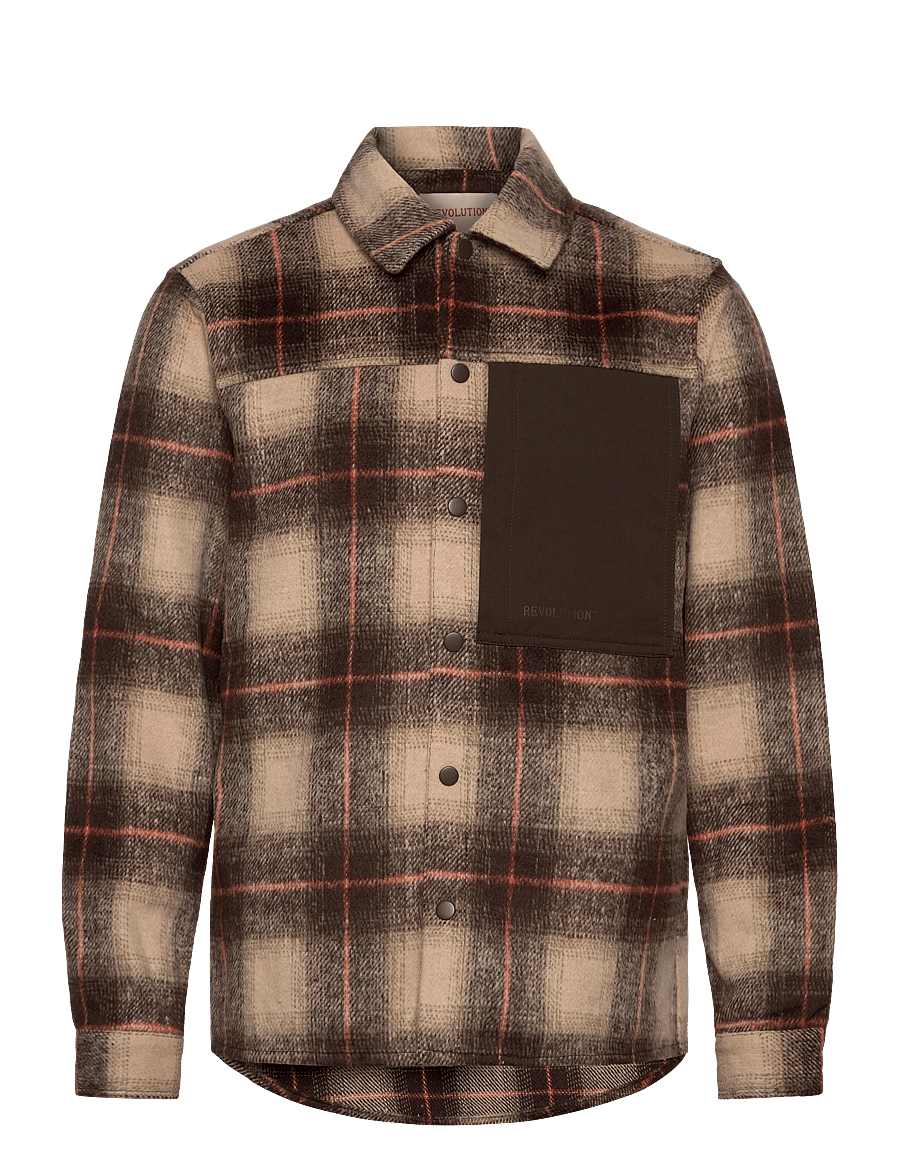 Revolution - Hiker Overshirt - kollektionen - darkbrown - 0