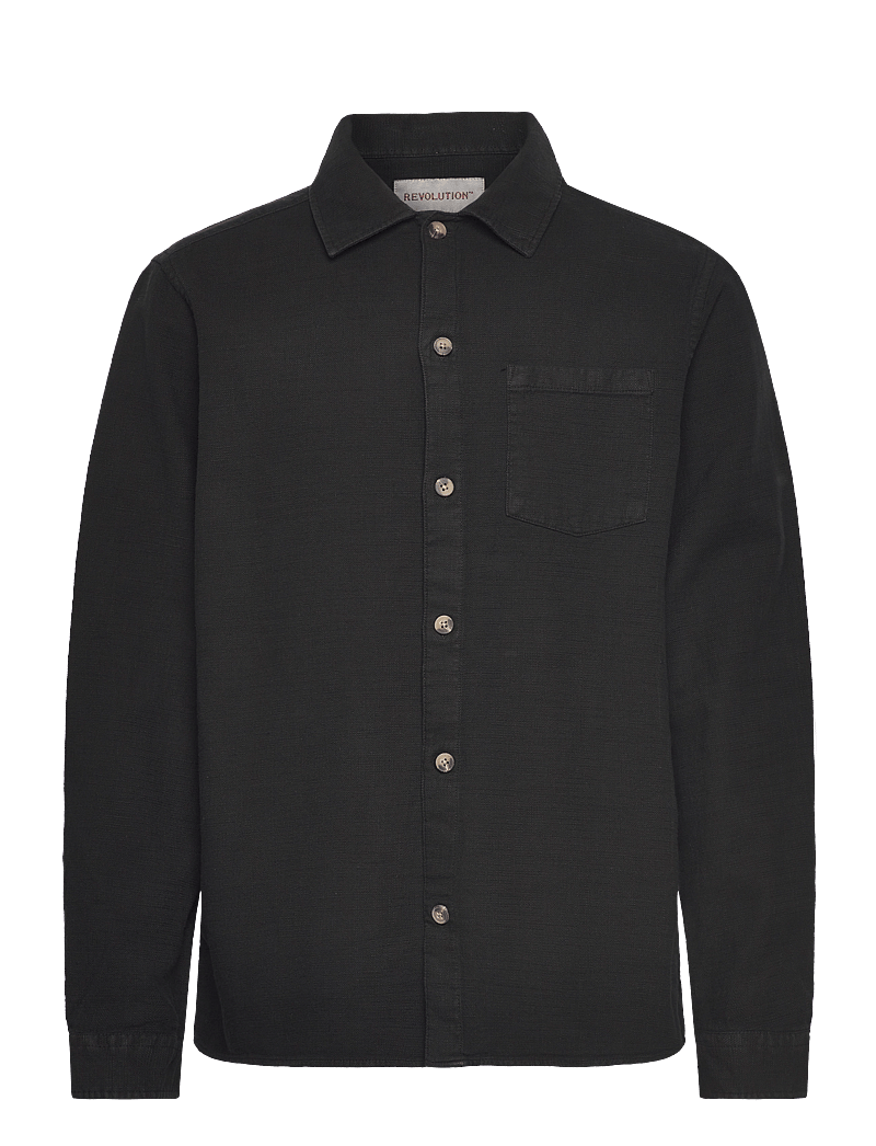 Revolution - Casual Shirt - casual hemden - black - 0
