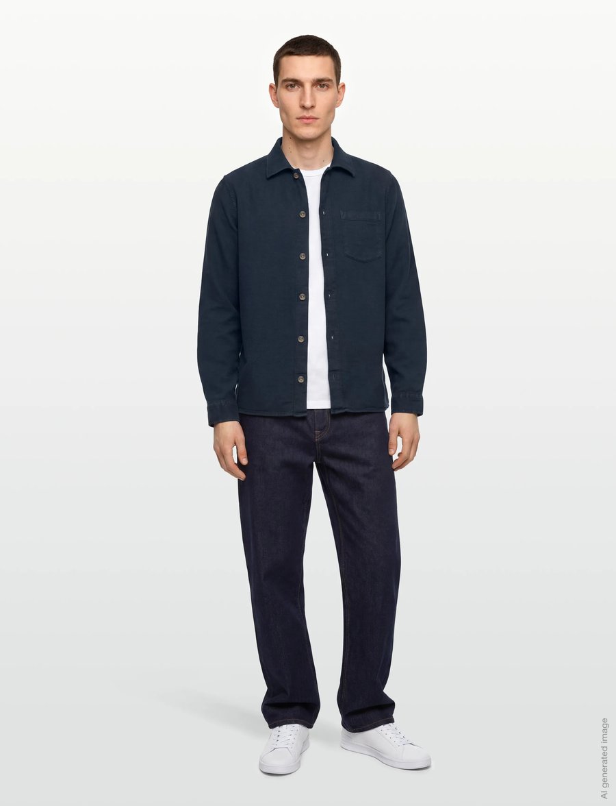 Revolution - Casual Shirt - freizeithemden - navy - 0