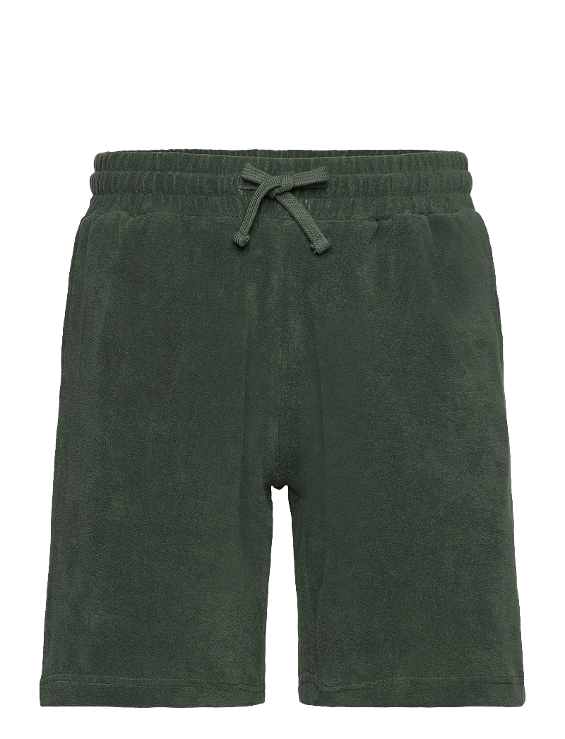 Revolution - Terry Shorts - sweatshorts - dustgreen - 0