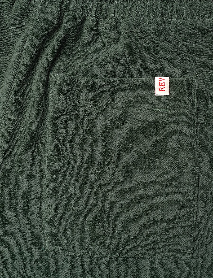 Revolution - Terry Shorts - sweatshorts - dustgreen - 4