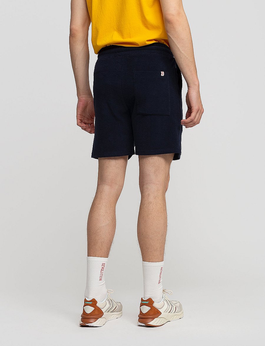 Revolution - Terry Shorts - sweatshorts - navy - 4