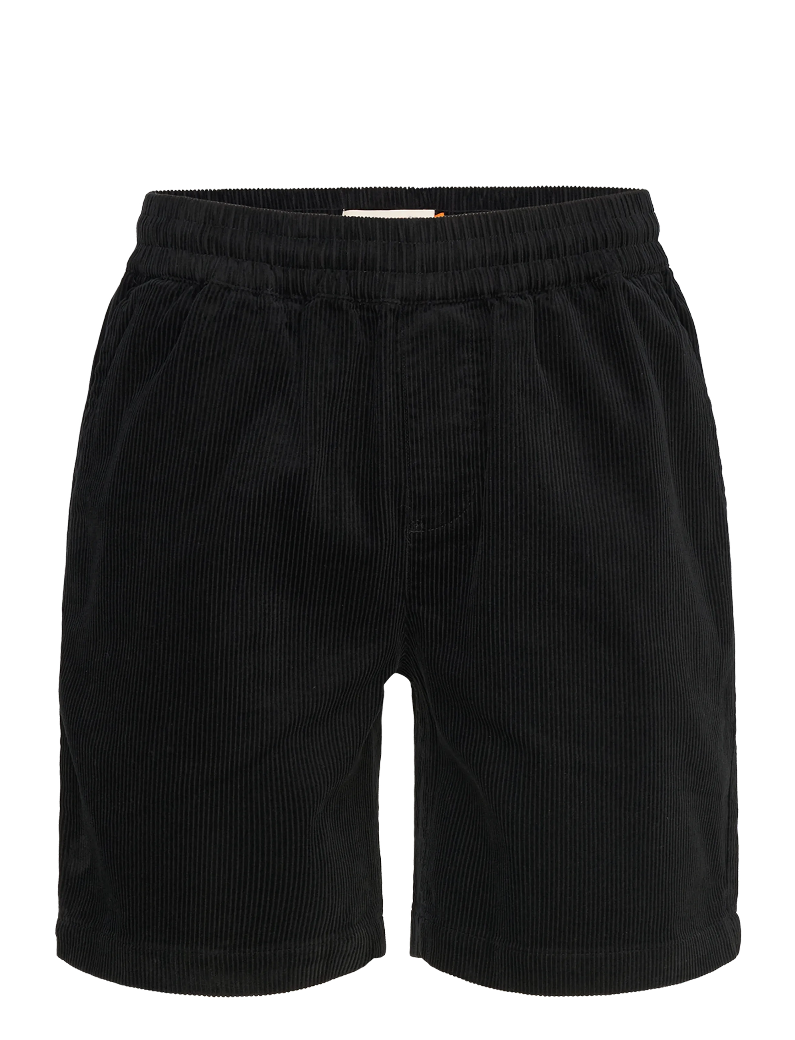 Revolution Long Casual Shorts - Šorti - BLACK / black