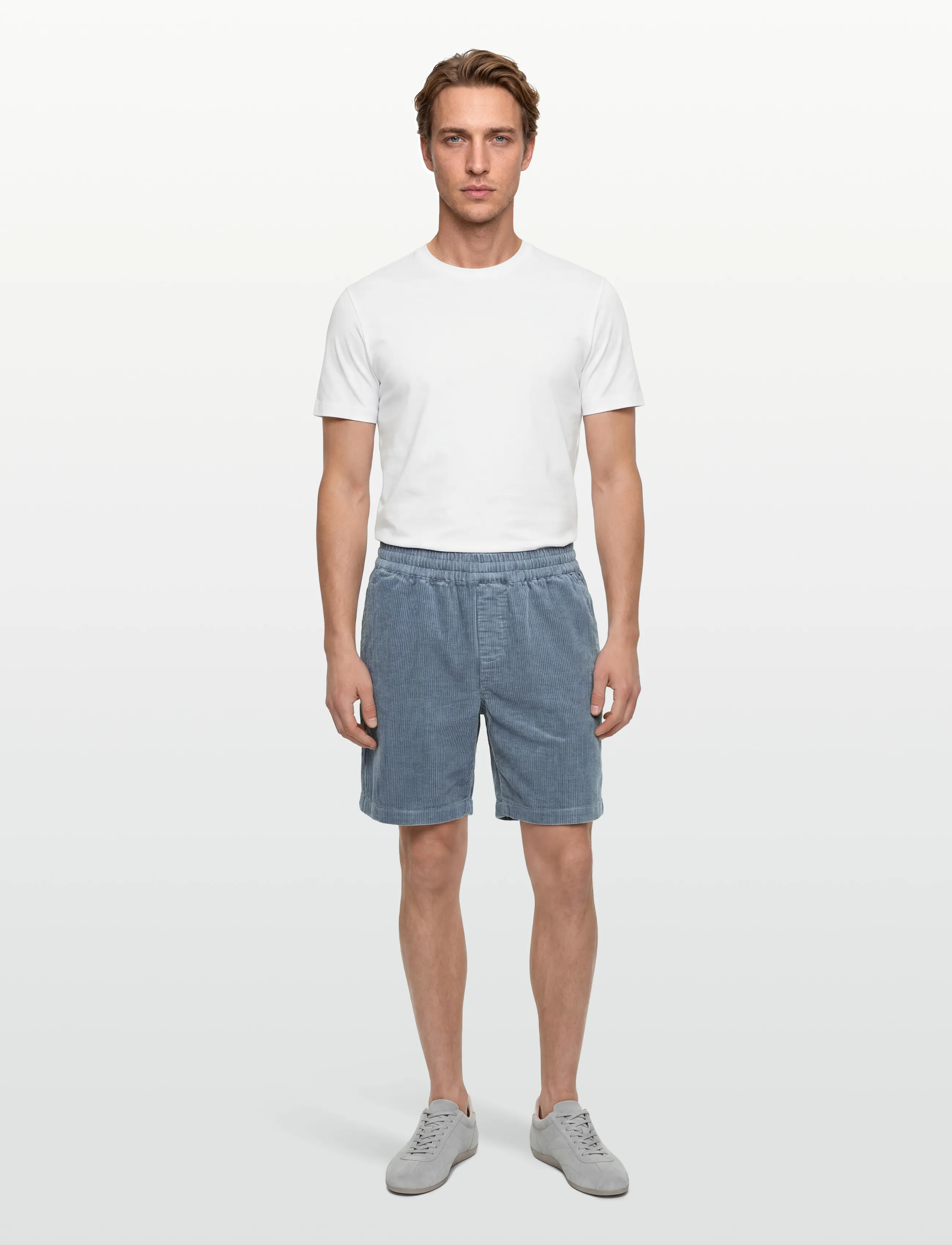 Revolution - Long Casual Shorts - lühikesed vabaajapüksid - dustblue - 0