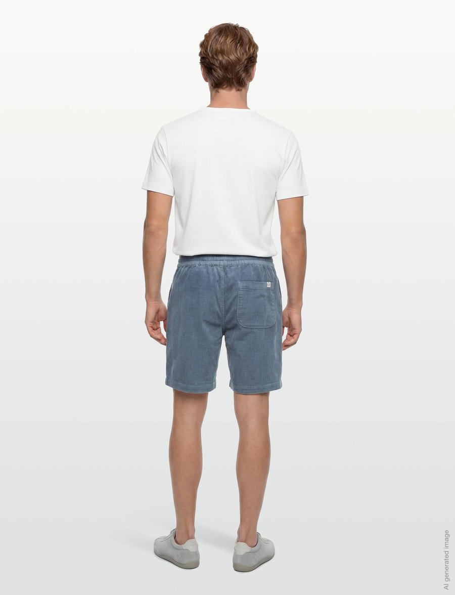 Revolution - Long Casual Shorts - lühikesed vabaajapüksid - dustblue - 4