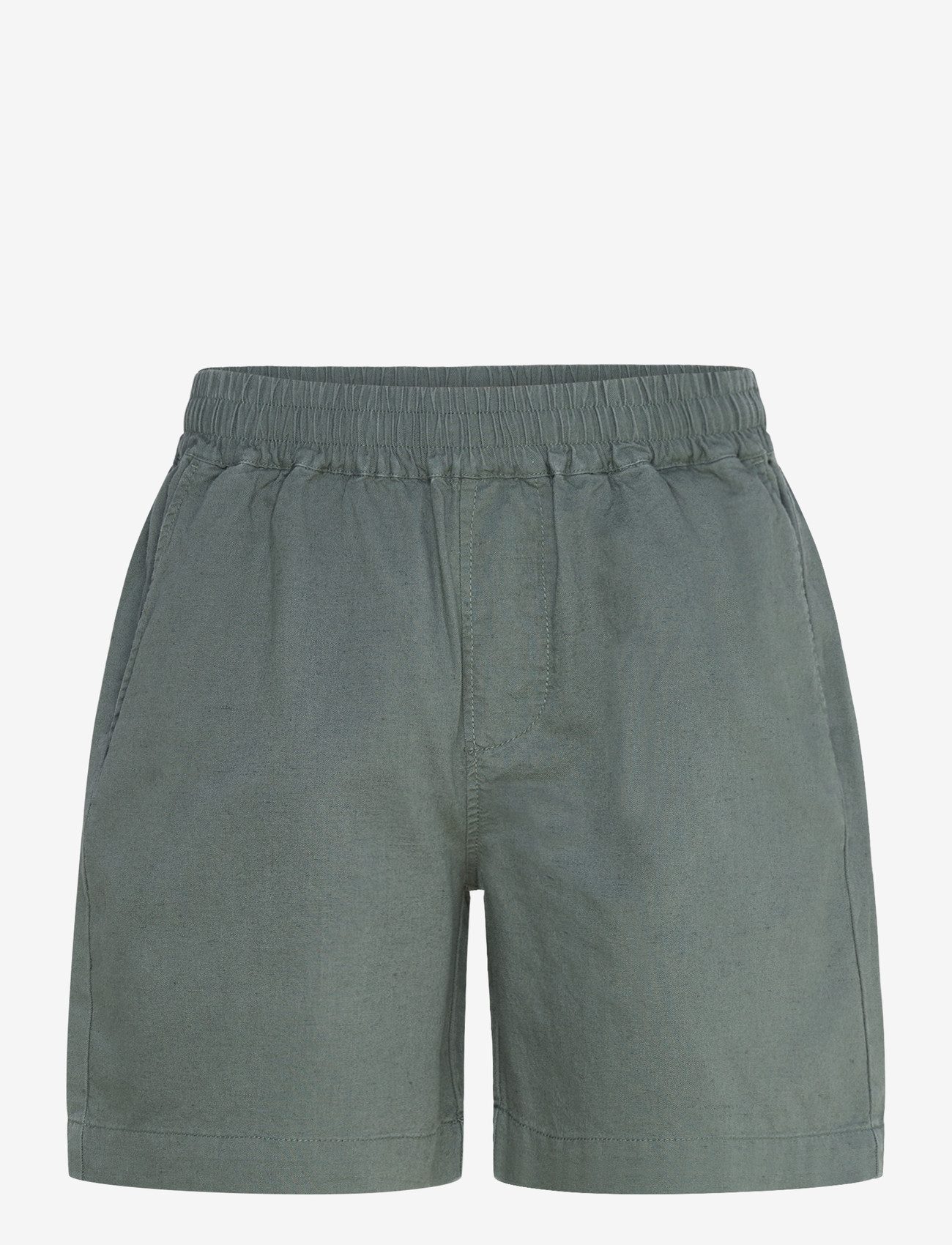 Revolution - Linen Shorts - linneshorts - dustgreen - 0