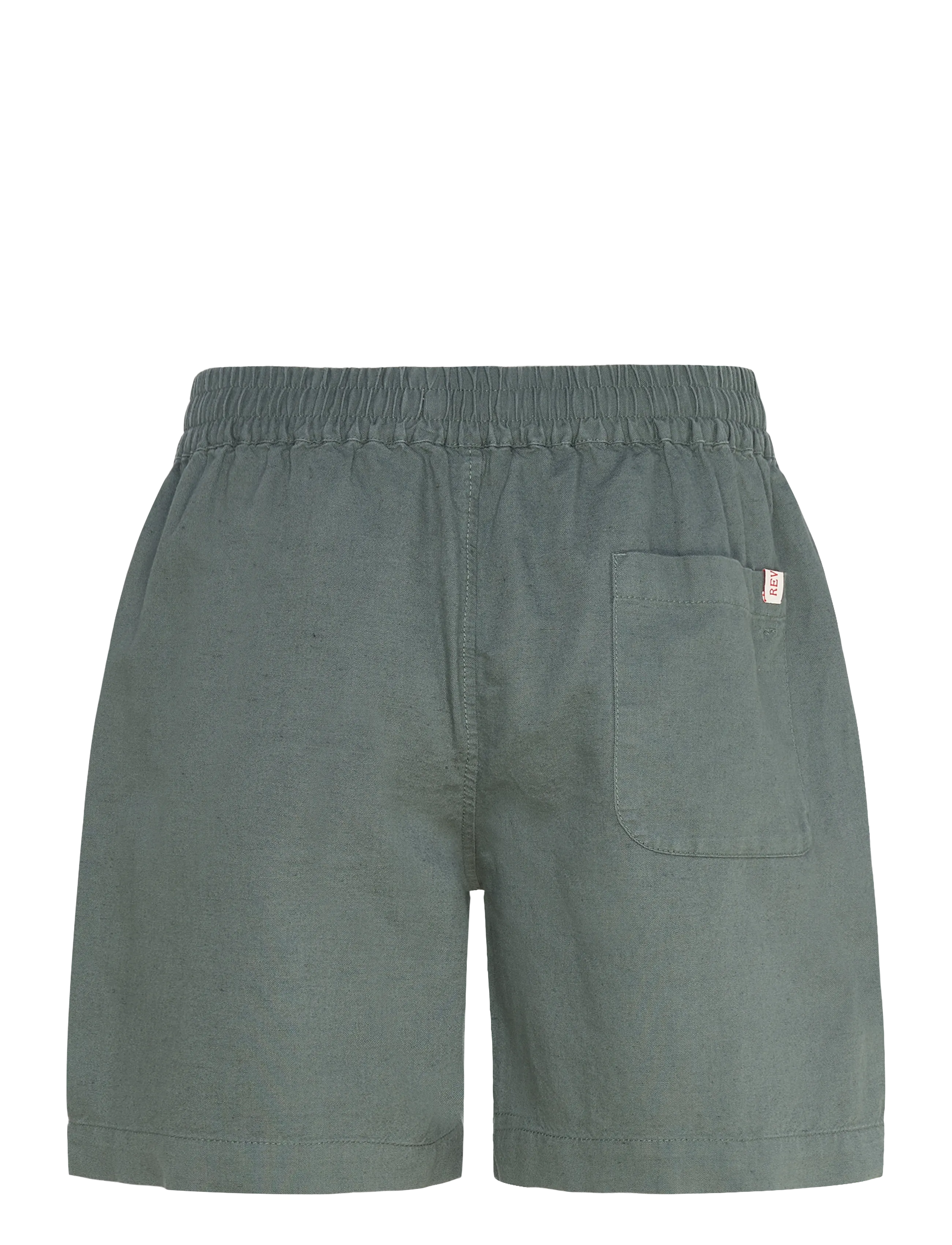 Revolution - Linen Shorts - linen shorts - dustgreen - 1