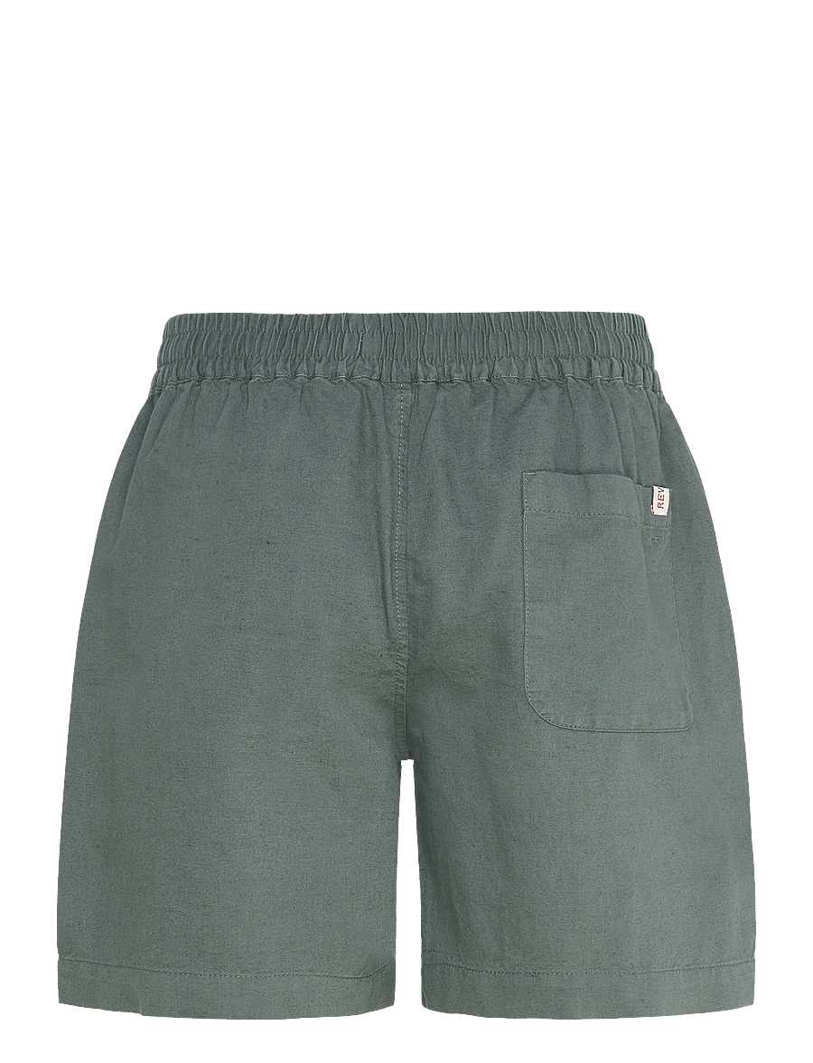 Revolution - Linen Shorts - leinen-shorts - dustgreen - 2