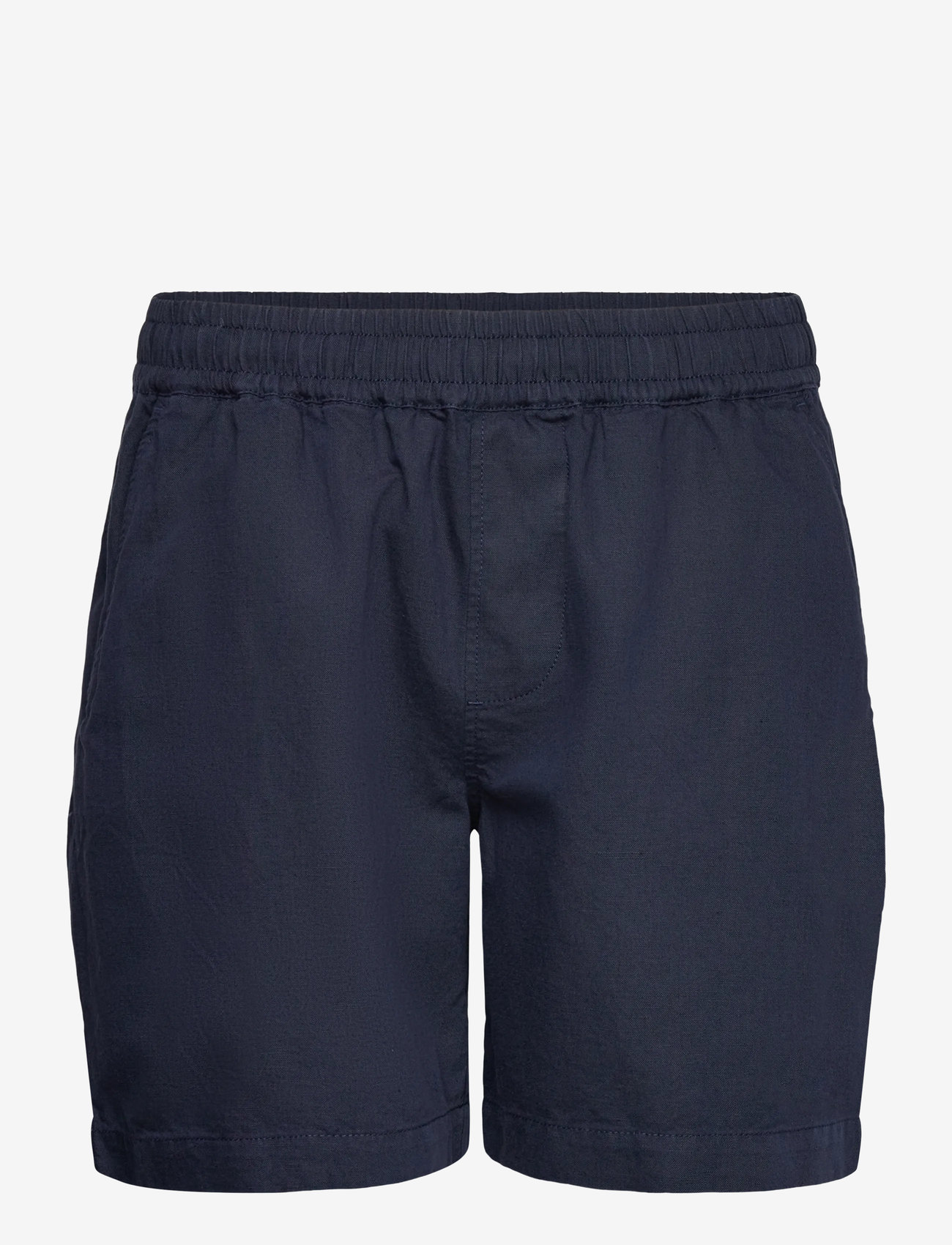 Revolution - Linen Shorts - linen shorts - navy - 0