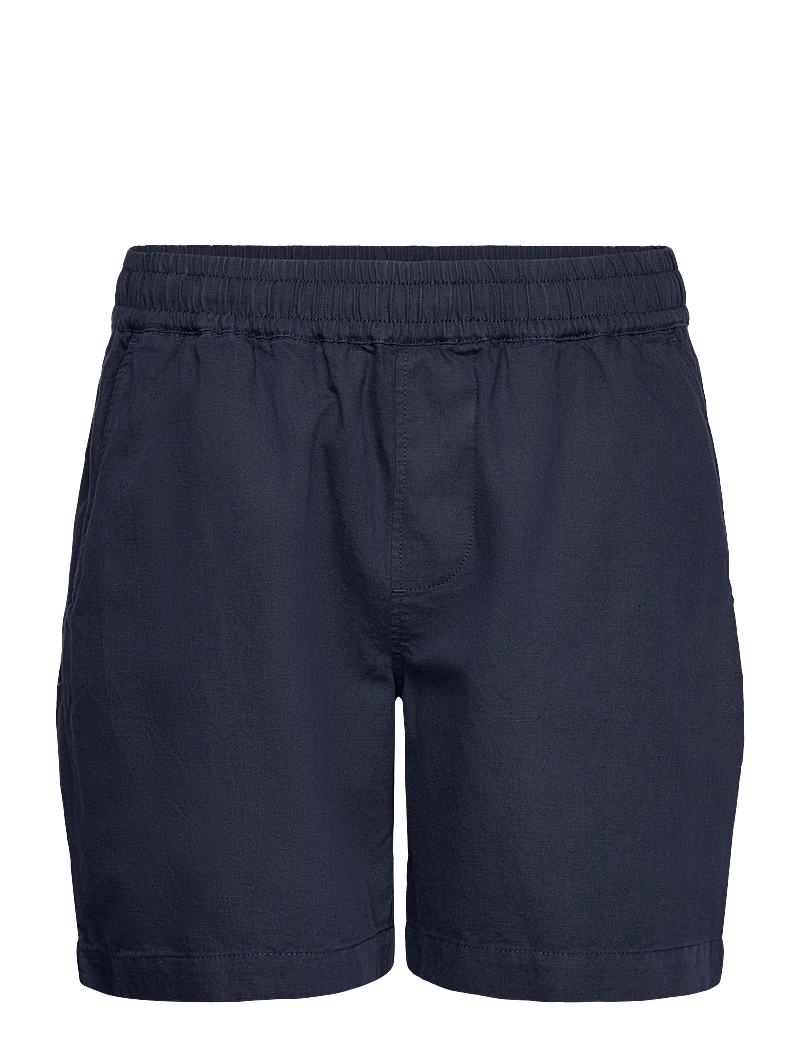Revolution - Linen Shorts - linen shorts - navy - 0