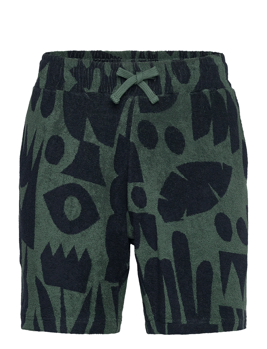 Revolution - Terry Shorts - casual shorts - dustgreen - 0