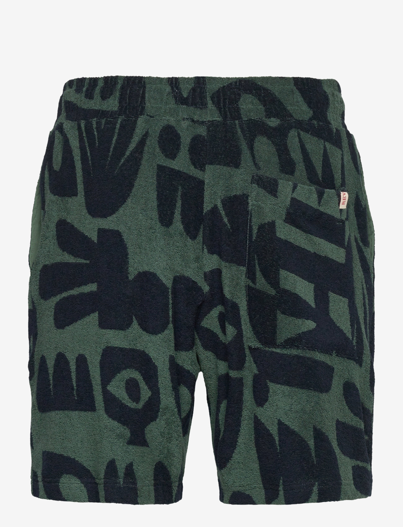 Revolution - Terry Shorts - lühikesed vabaajapüksid - dustgreen - 1