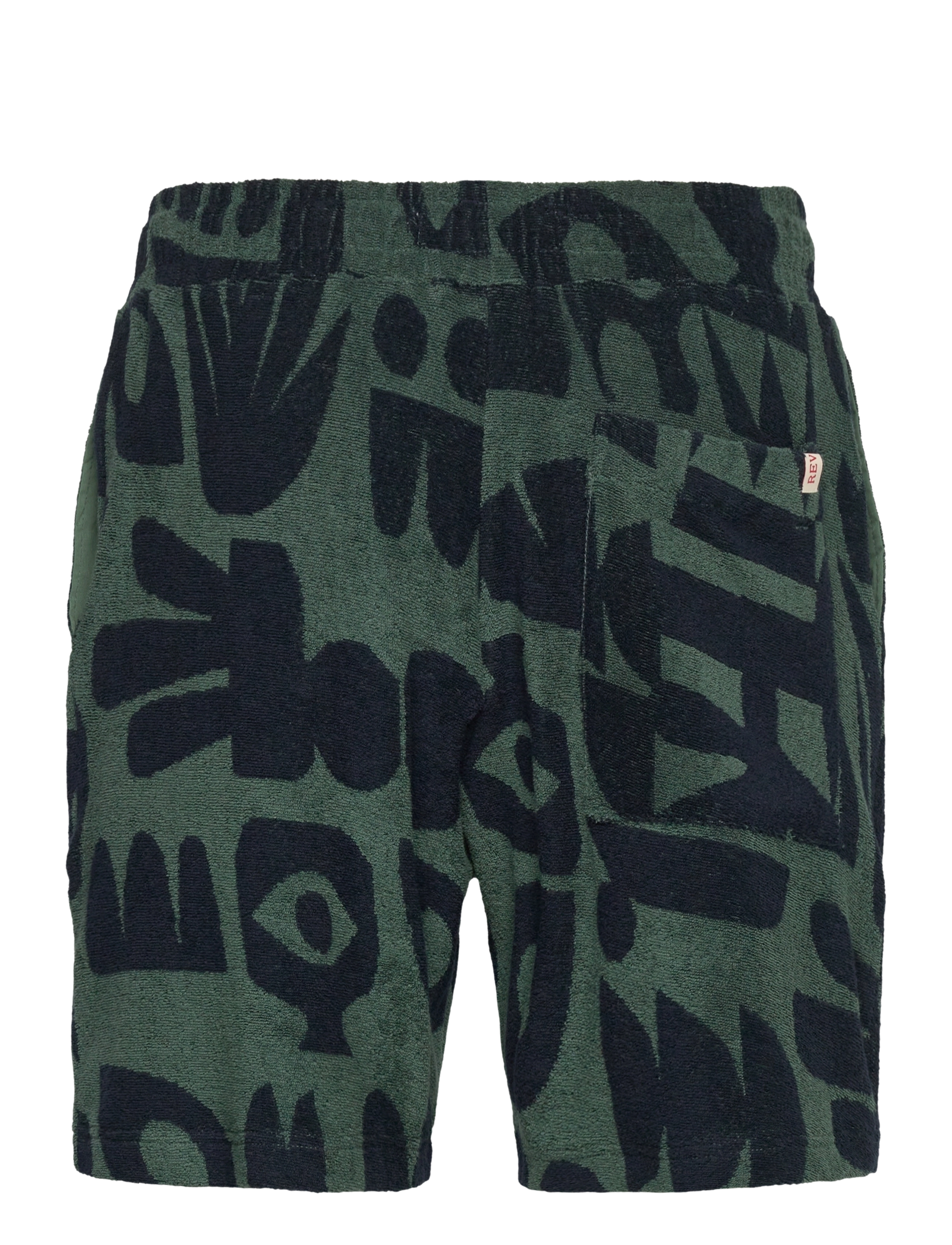 Revolution - Terry Shorts - casual shorts - dustgreen - 1