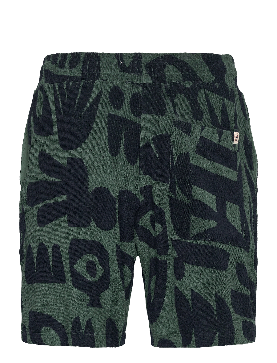 Revolution - Terry Shorts - casual shorts - dustgreen - 1