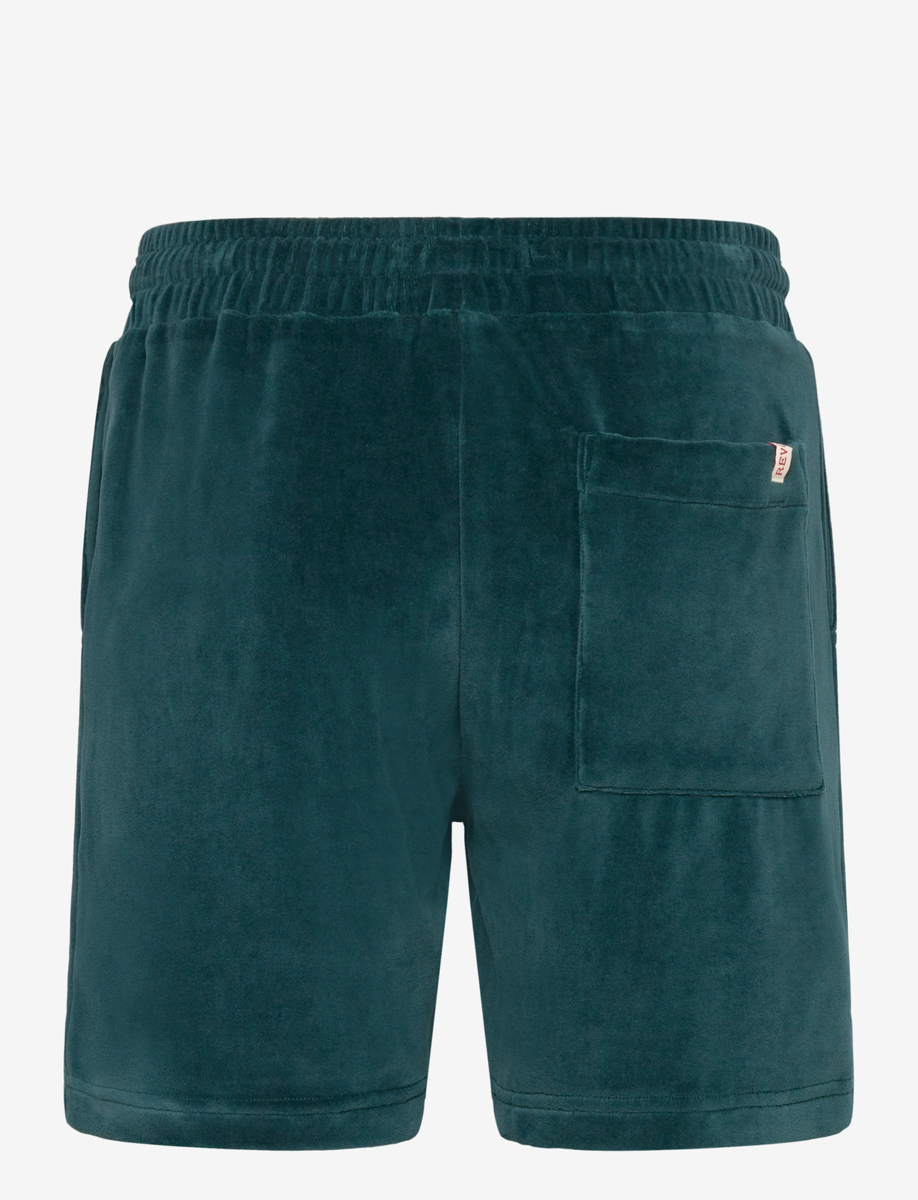 Revolution - Velour Shorts - sweatshorts - darkpetrol - 1