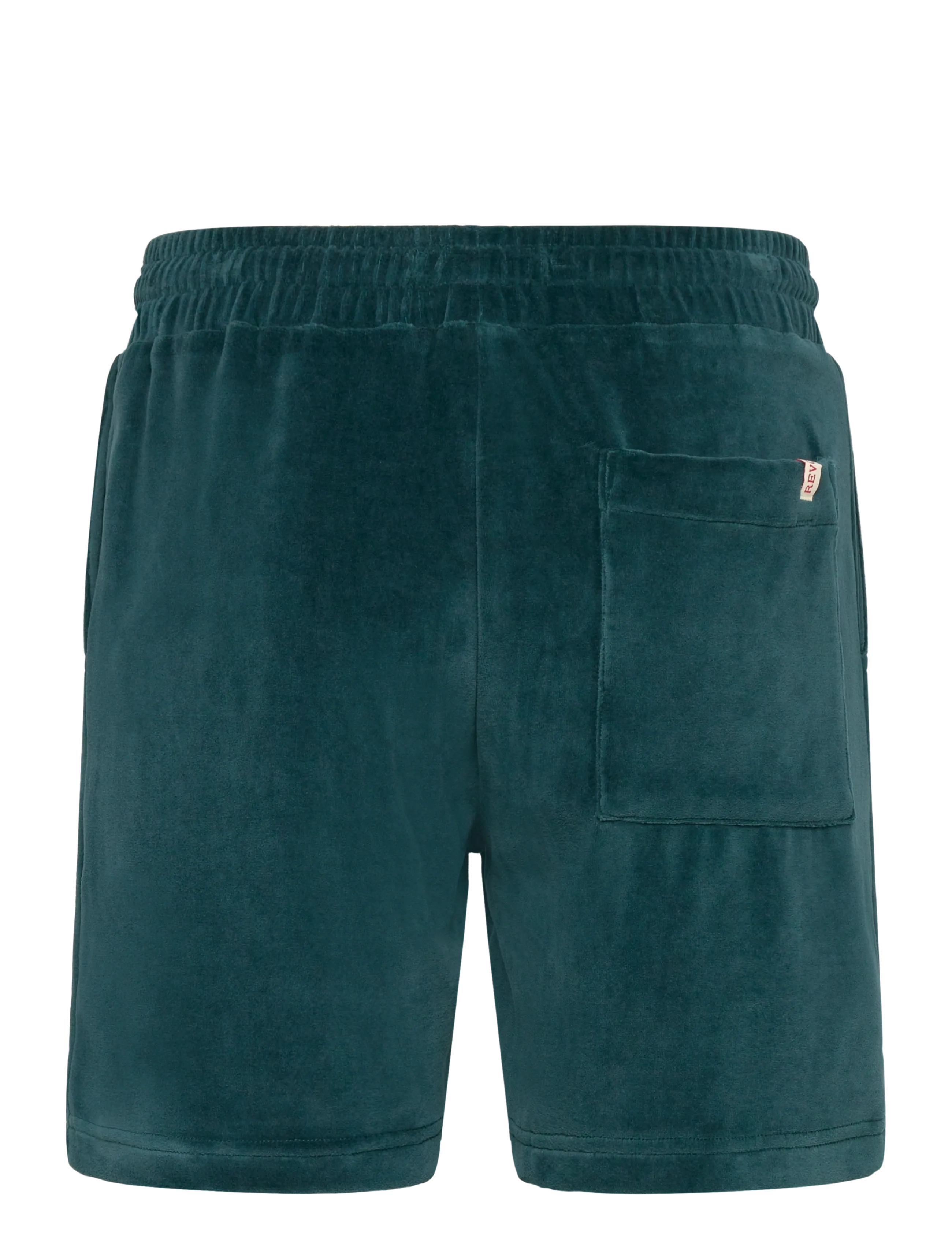 Revolution - Velour Shorts - sweatshorts - darkpetrol - 1