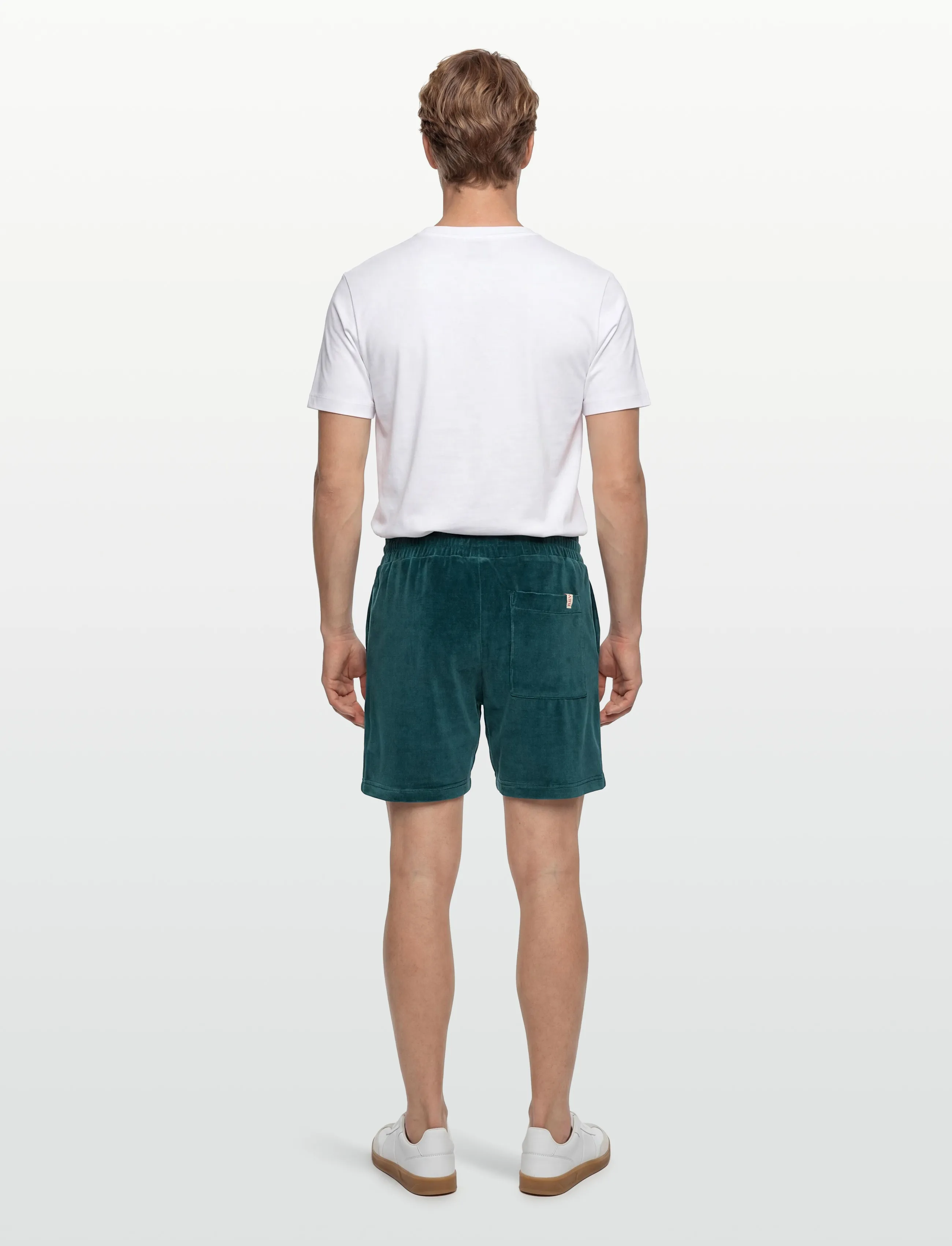 Revolution - Velour Shorts - herren - darkpetrol - 4