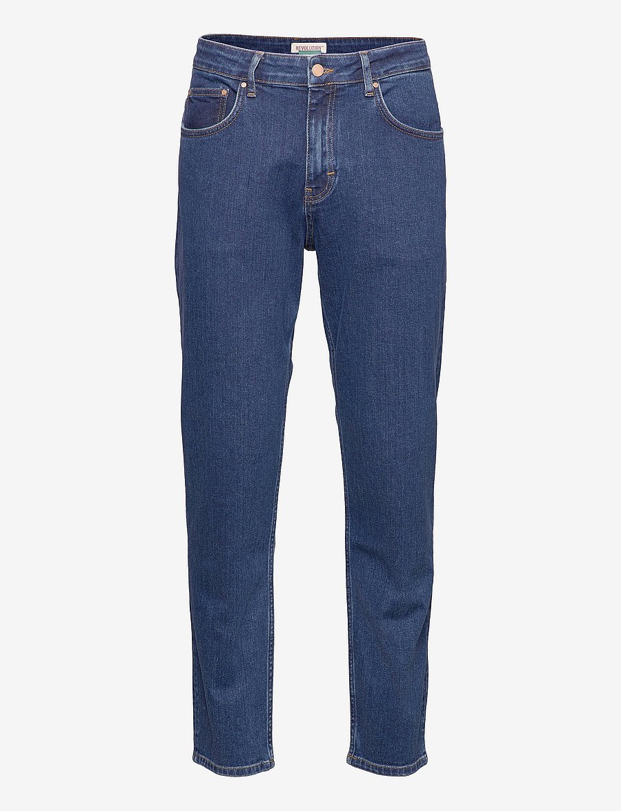 Revolution - Rinsed blue loose jeans - weite jeans - blue - 1