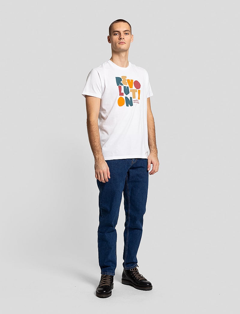 Revolution - Rinsed blue loose jeans - alt laienevad teksad - blue - 3