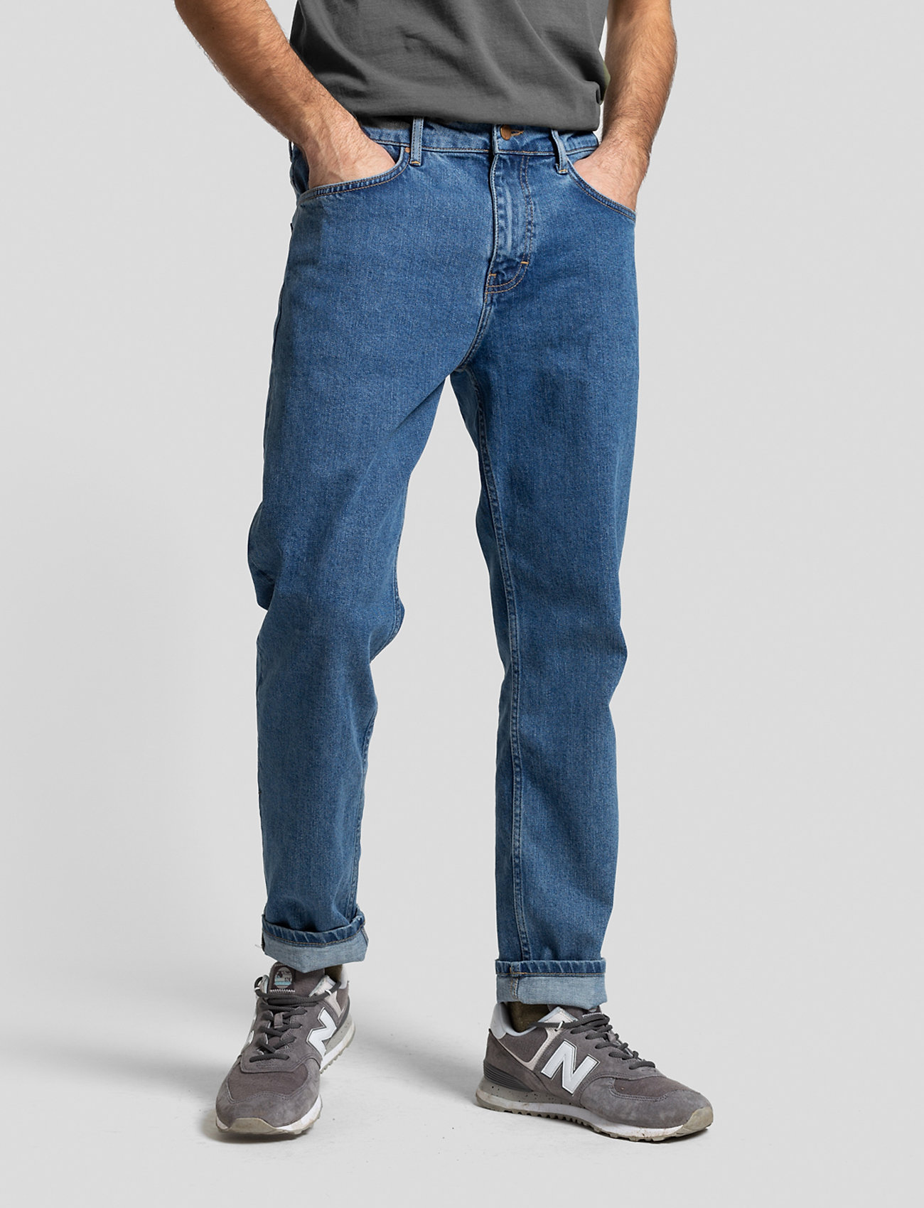 Revolution Loose Fit Jeans, 33 x 32, Blau - Relaxed, Männerswear
