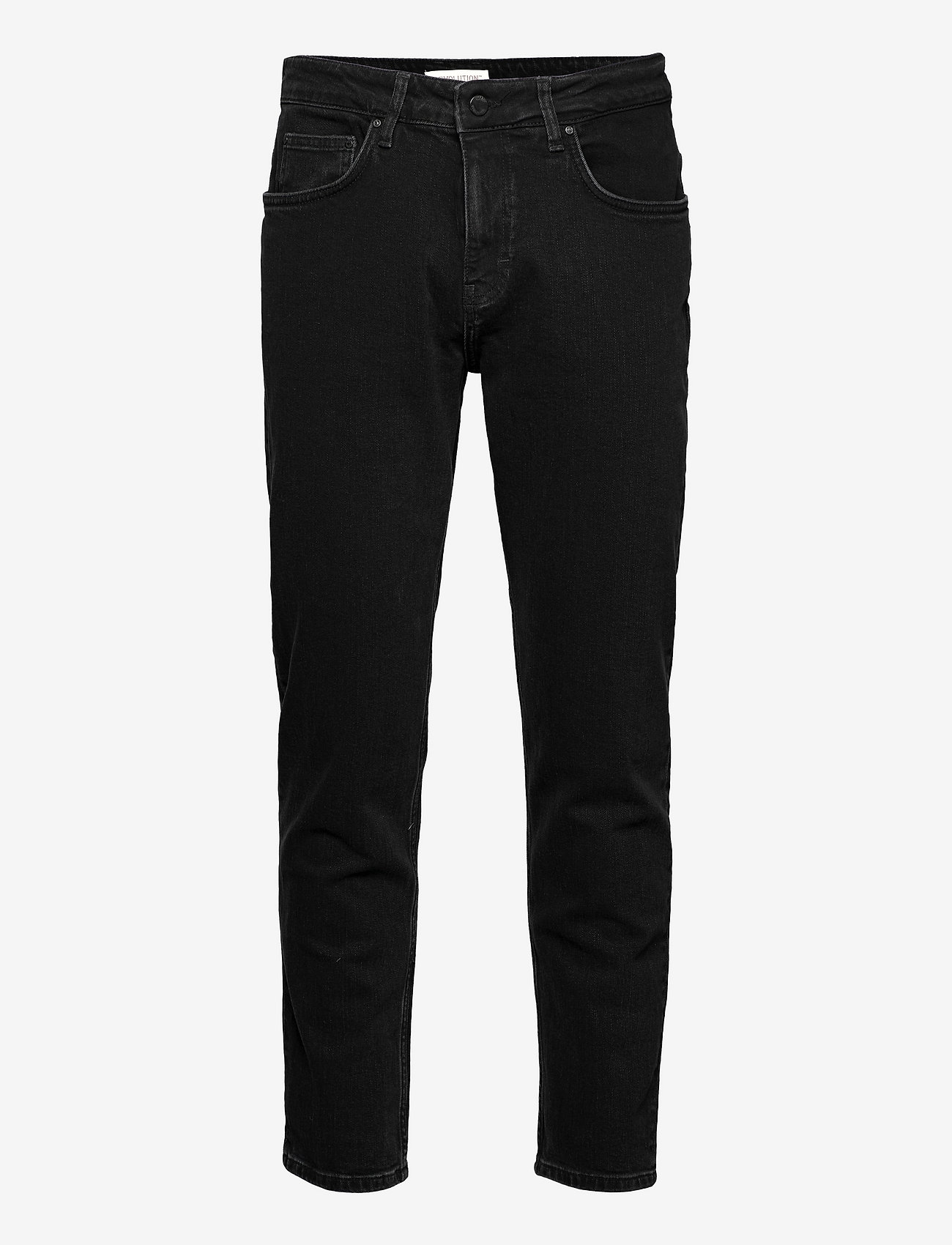 Revolution - Rinsed black loose jeans - relaxed fit -farkut - black - 0