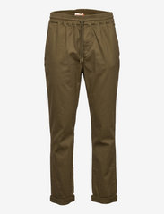 Loose trousers with vintage wash and elastic waist - ARMY