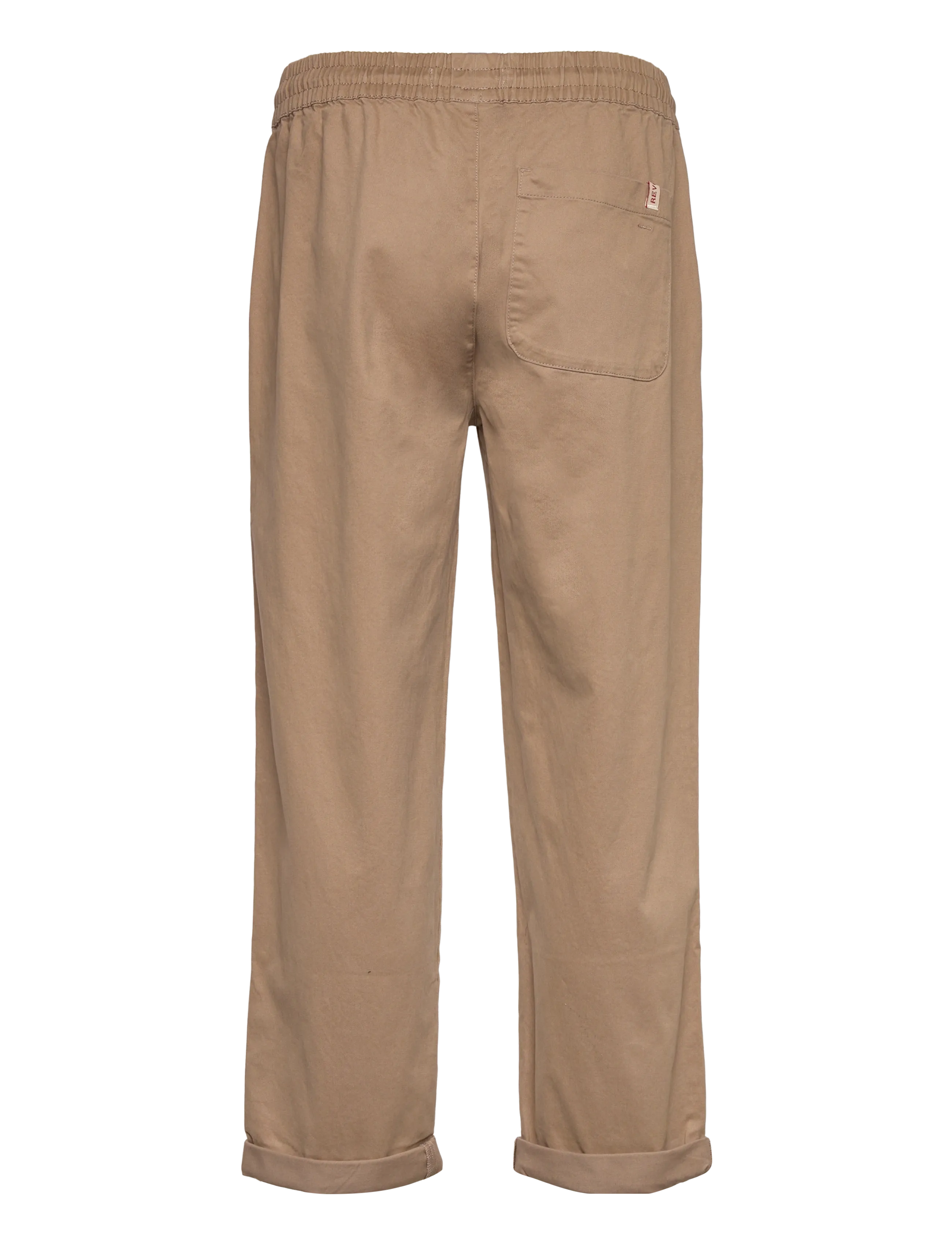 Revolution - Loose trousers with vintage wash and elastic waist - pantalons décontractés - darkkhaki - 1
