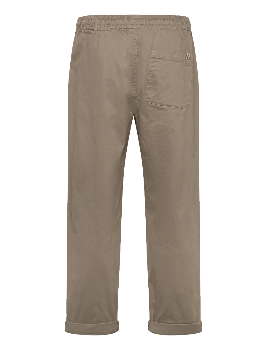 Revolution - Loose trousers with vintage wash and elastic waist - freizeithosen - grey - 2