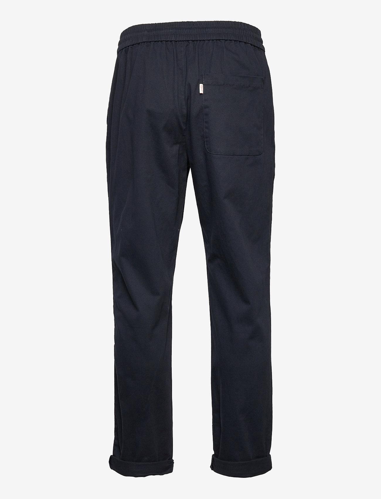 Revolution - Loose trousers with vintage wash and elastic waist - casual trousers - navy - 1