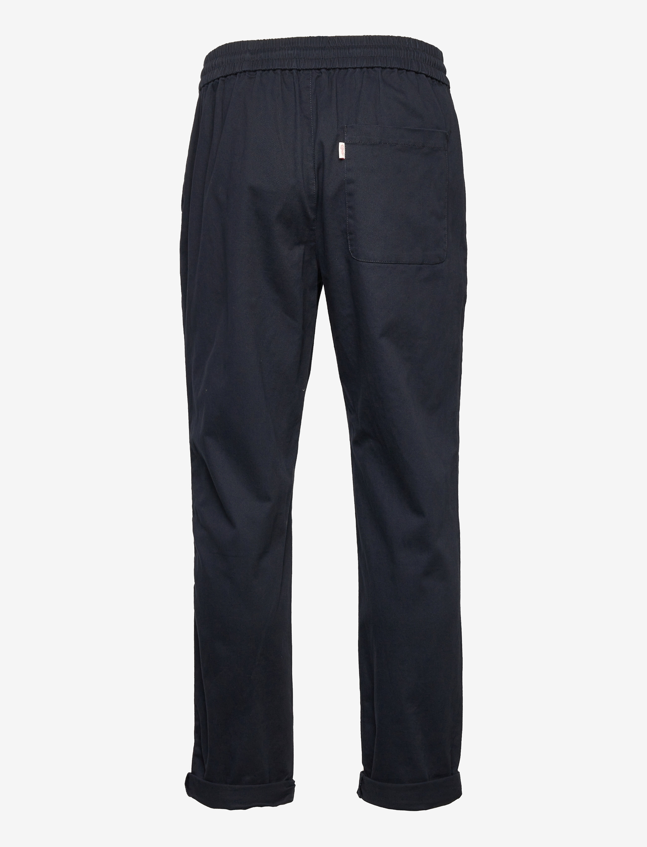 Revolution - Loose trousers with vintage wash and elastic waist - pantalons décontractés - navy - 2